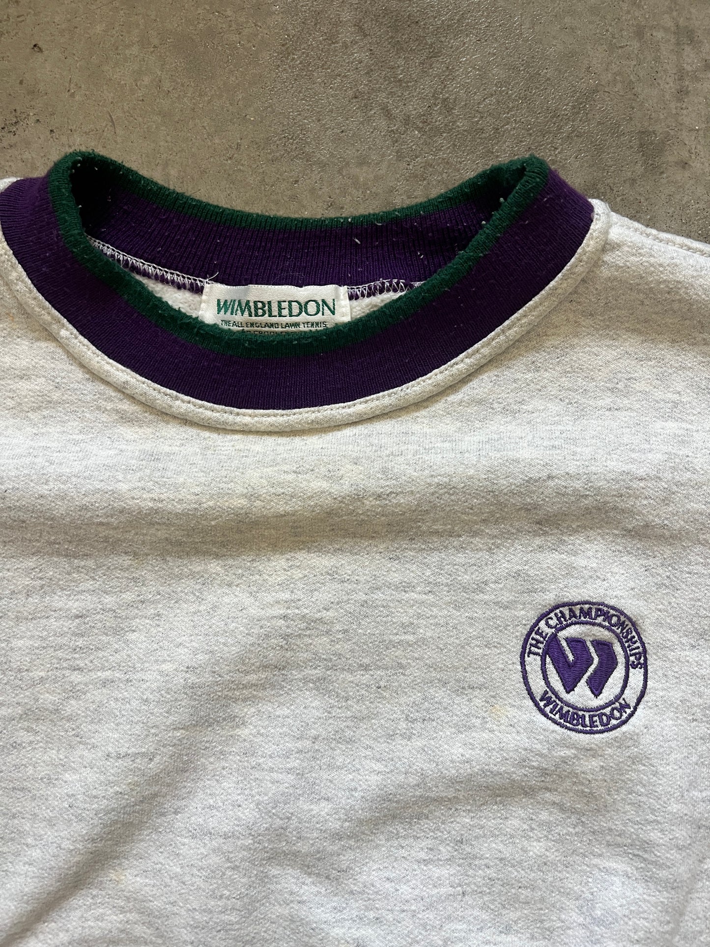 Vintage Wimbledon Crewneck Sweatshirt (circa 1980s)