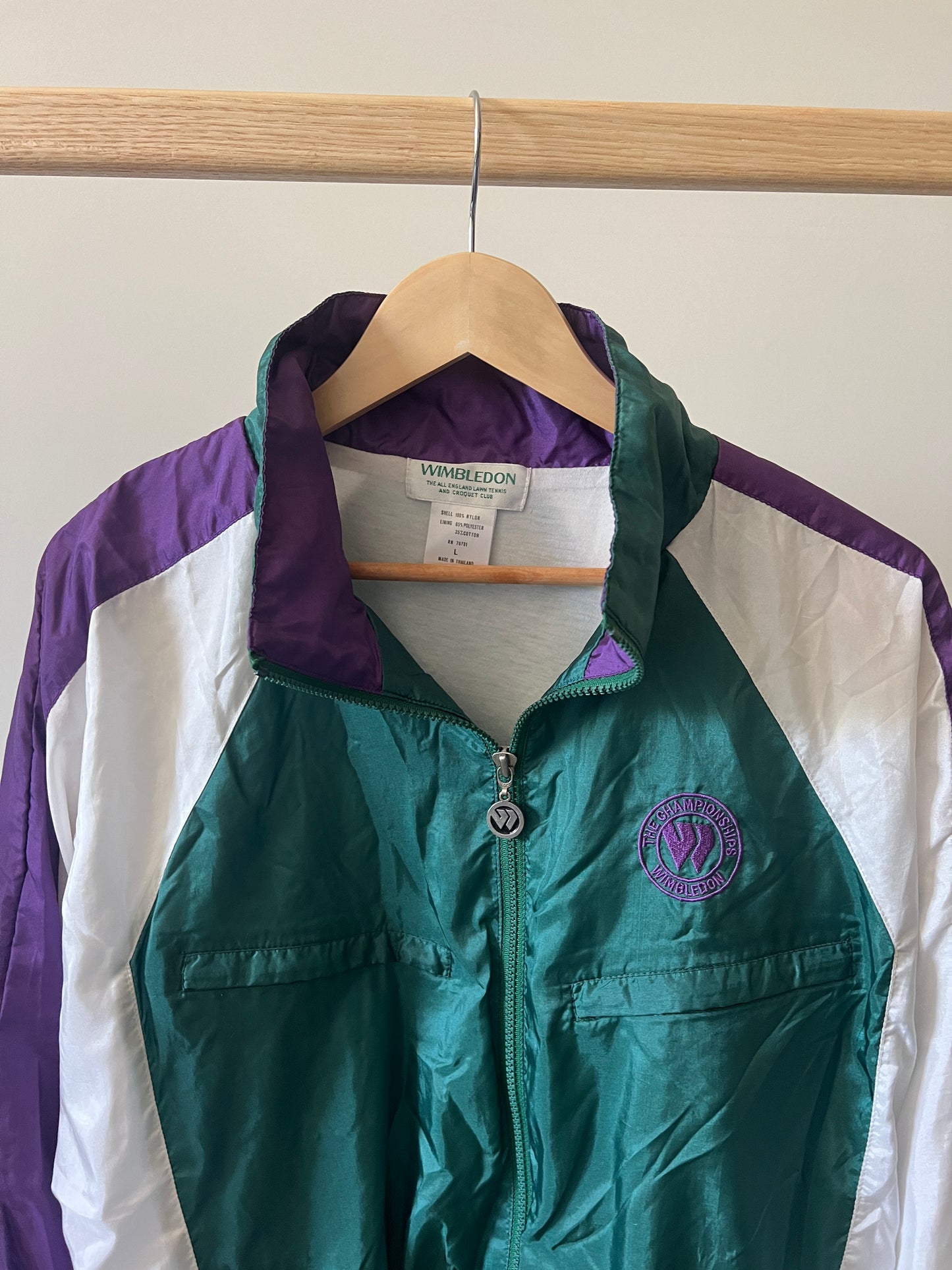 Vintage Wimbledon Tennis Jacket (circa 1980s)