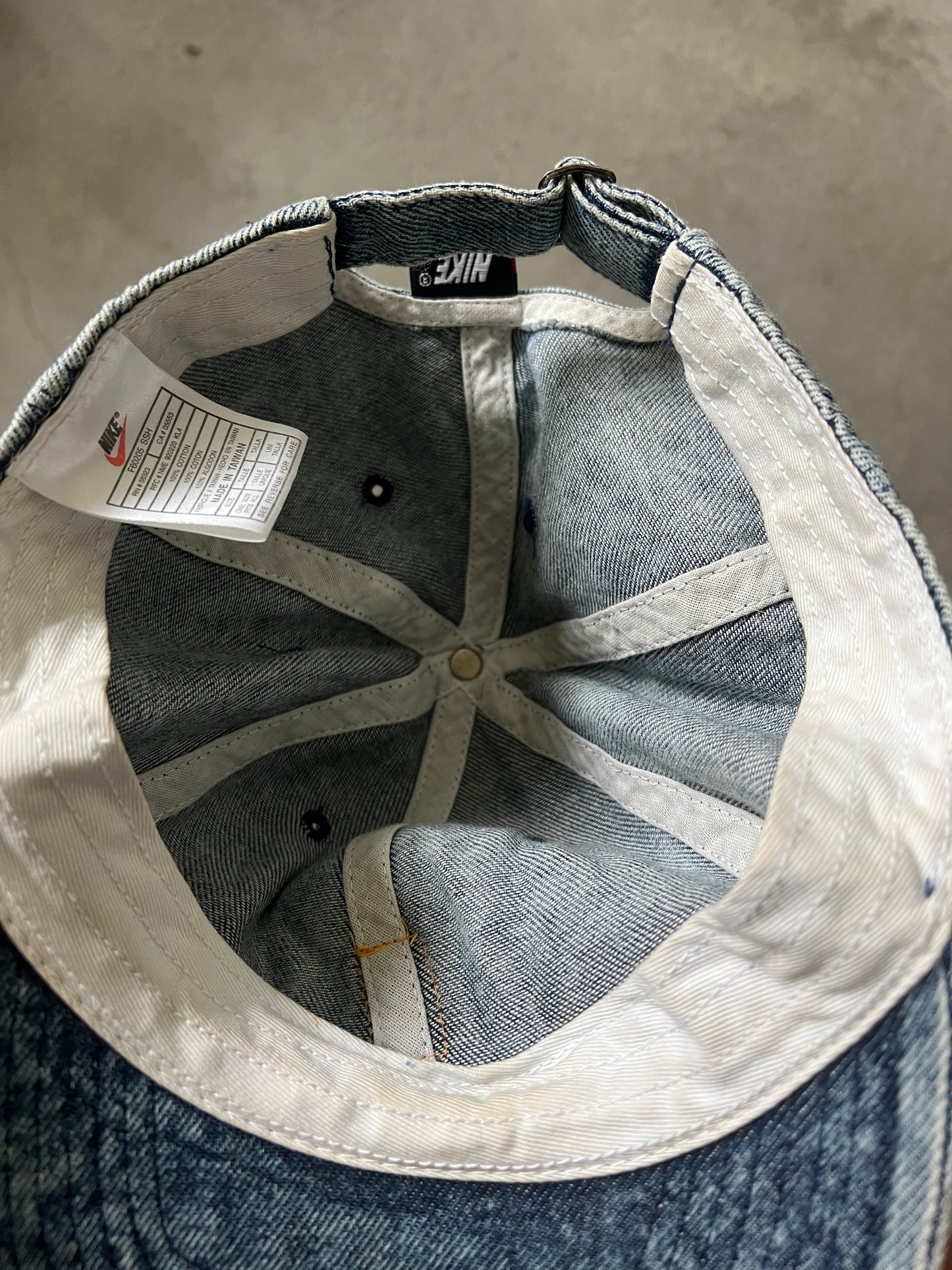 Vintage Nike Court Agassi Denim Hat (circa 1990s)