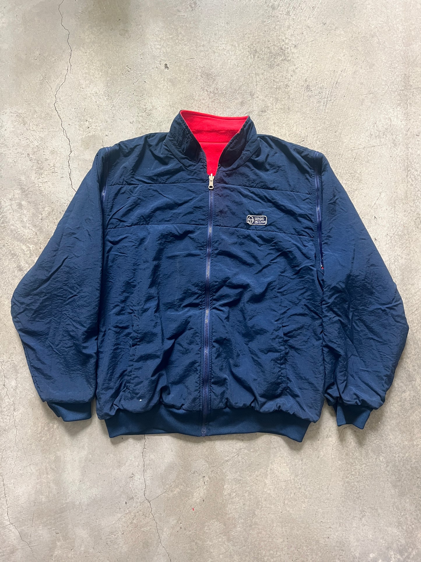 Vintage Sergio Tacchini Full Zip Jacket/Vest (circa 1980s)