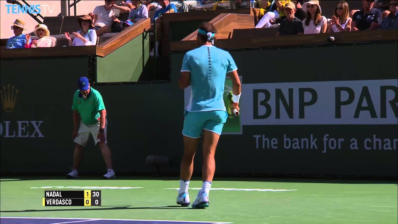 Vintage Nike Rafa Nadal T-Shirt (Indian Wells 2016)
