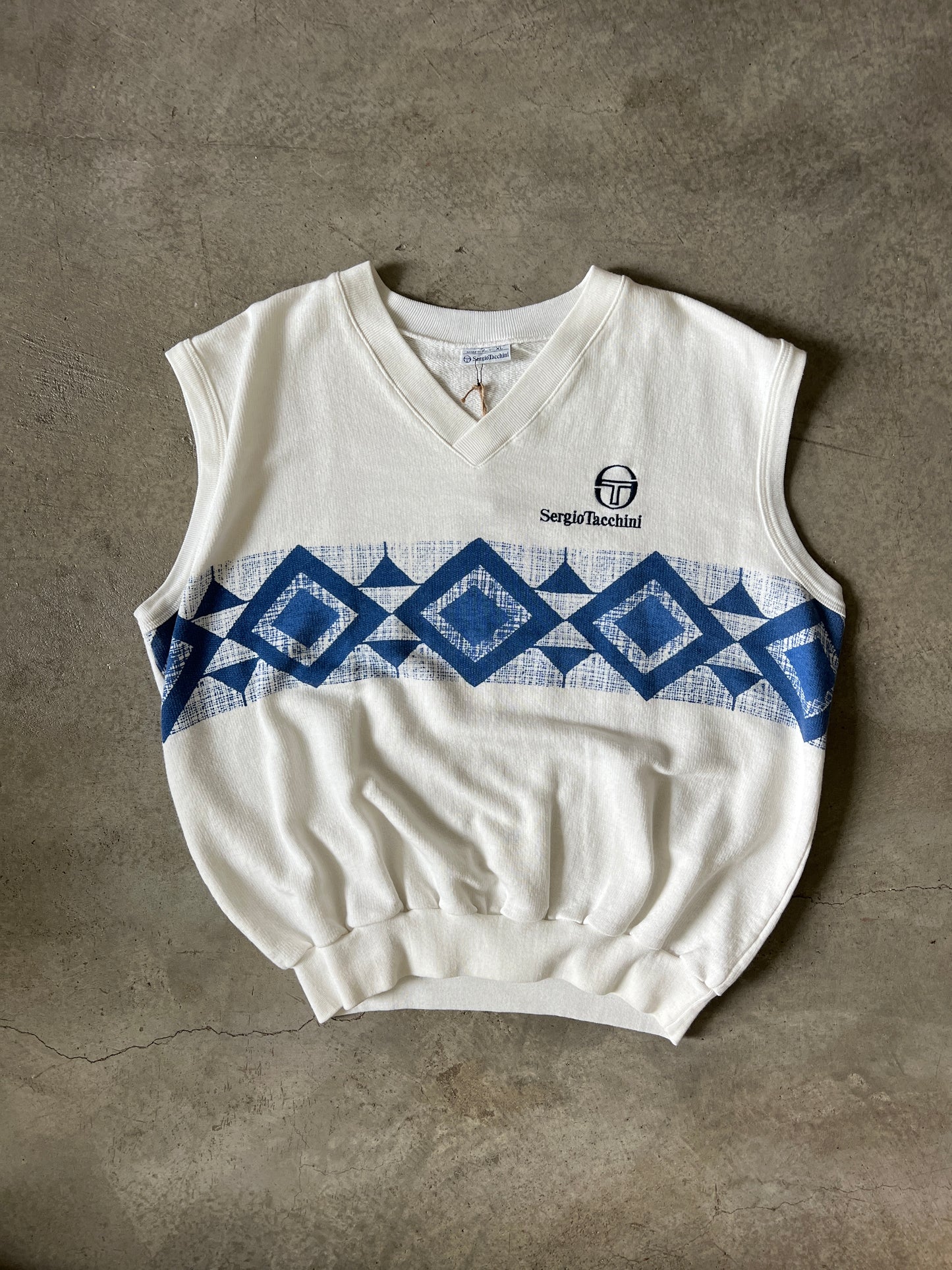 Vintage Sergio Tacchini Tennis Sweater Vest (circa 1980s)