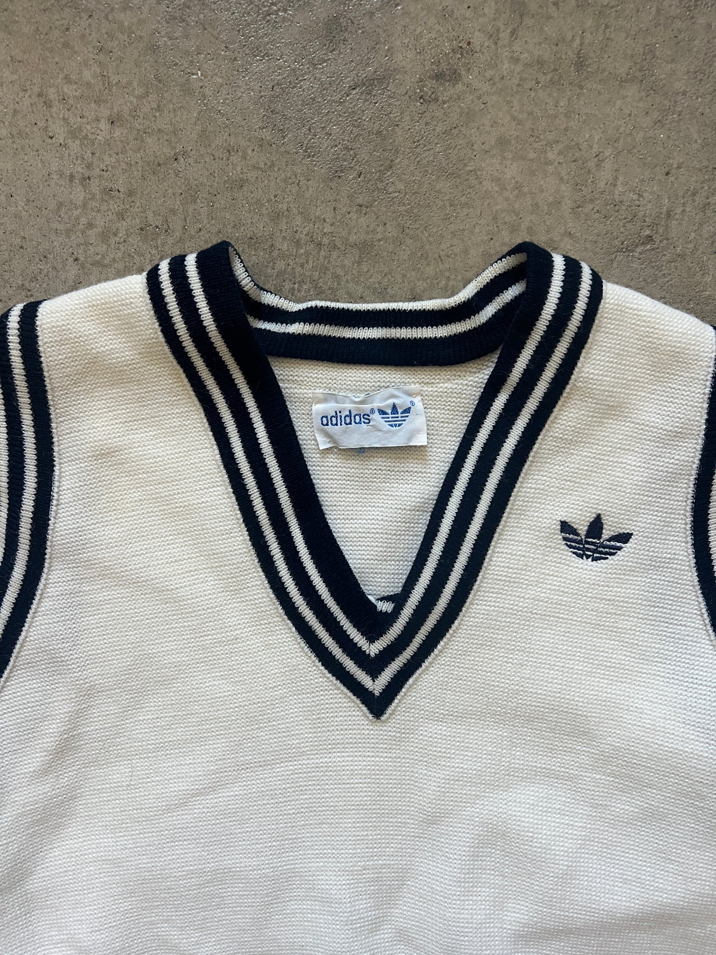 Vintage Adidas Tennis Sweater Vest (circa 1980s)