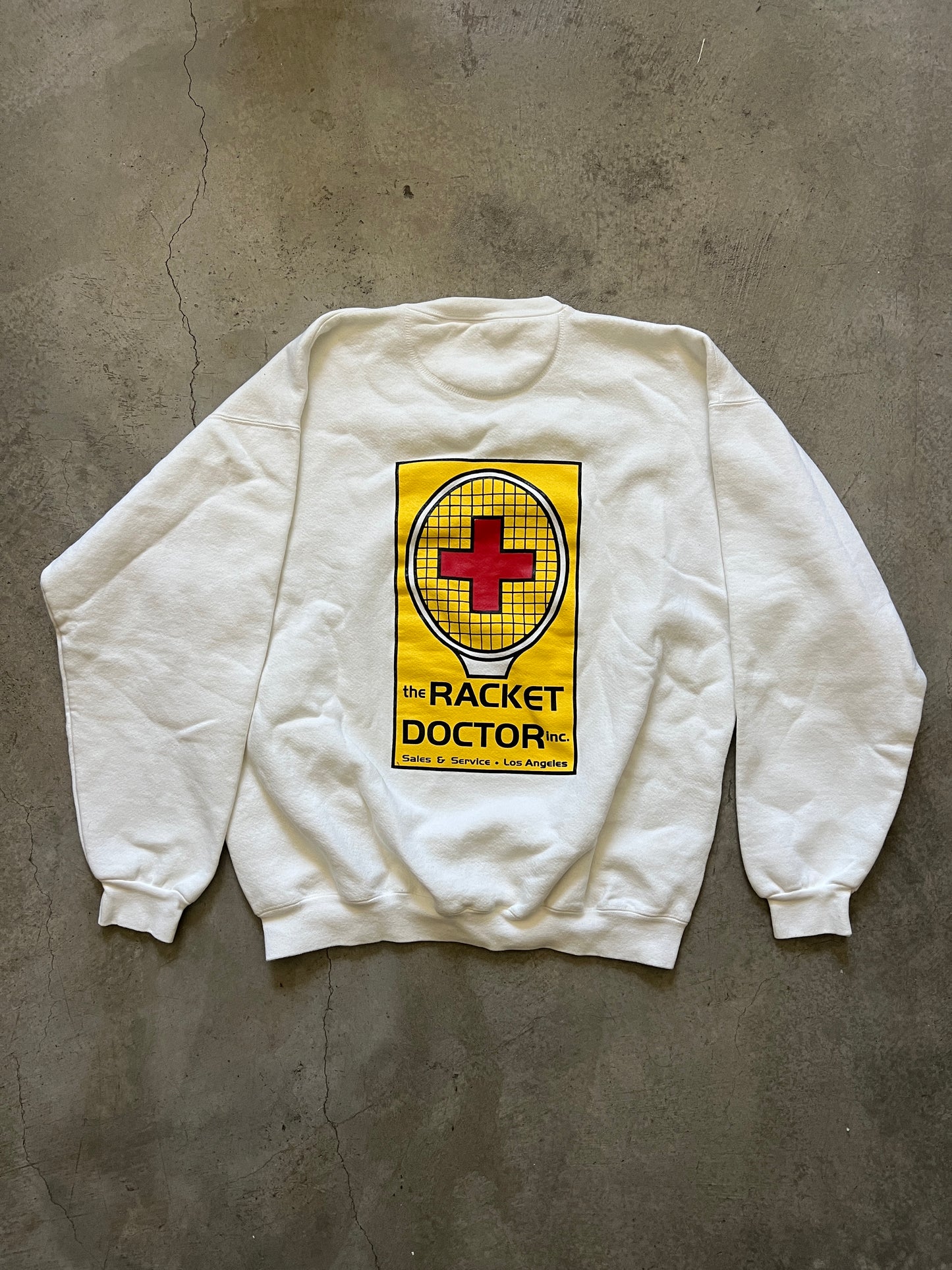 RARE Vintage Racket Doctor LA Crewneck Sweatshirt (circa 1990s)