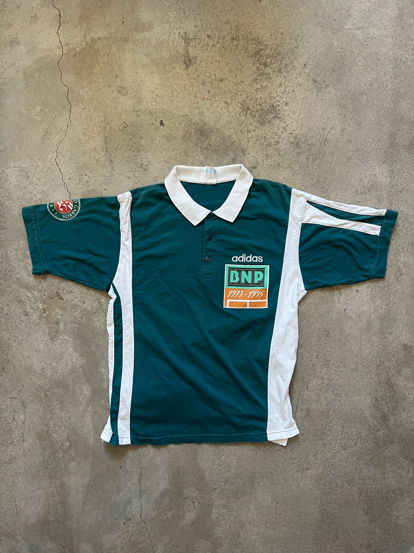 Vintage Adidas 1995 Roland Garros Tennis Polo (Rare)