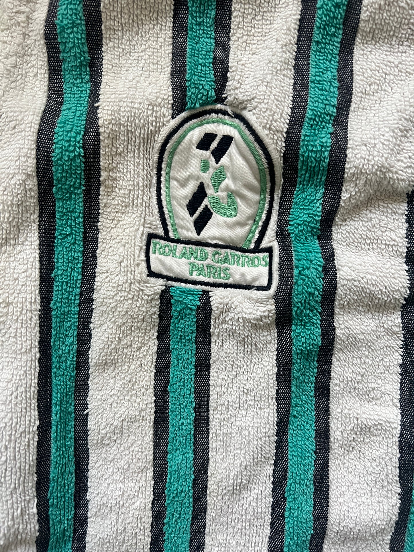Official Roland Garros Terry Cloth Cotton Robe (circa 1990s) (Rare)