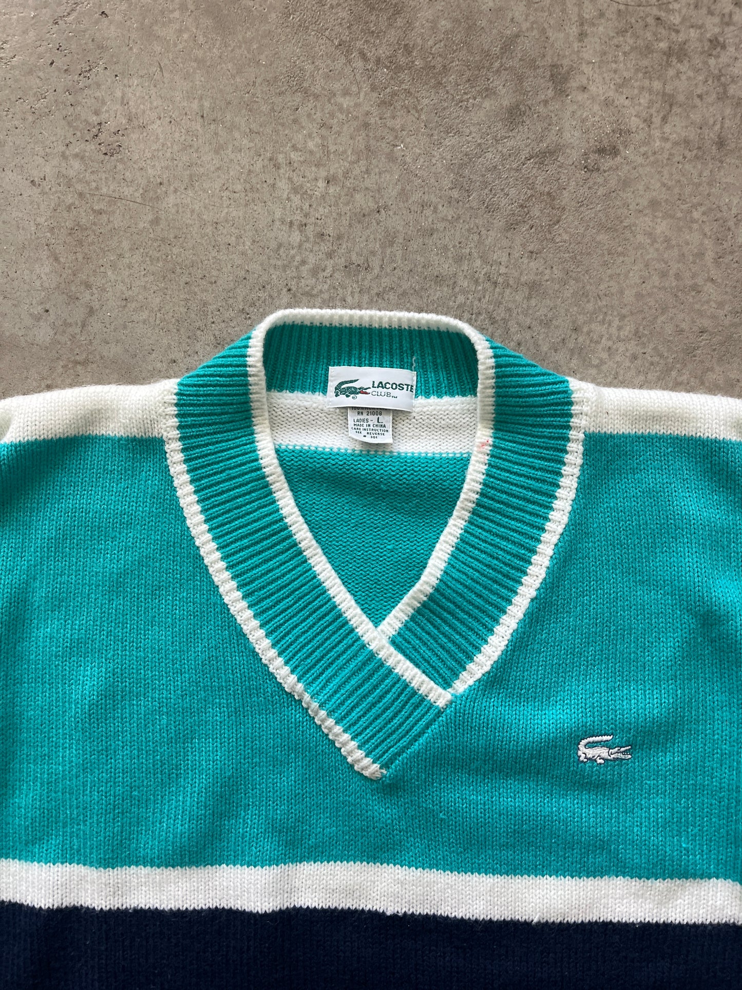 Vintage Lacoste Knit Sweater (circa 1980s)
