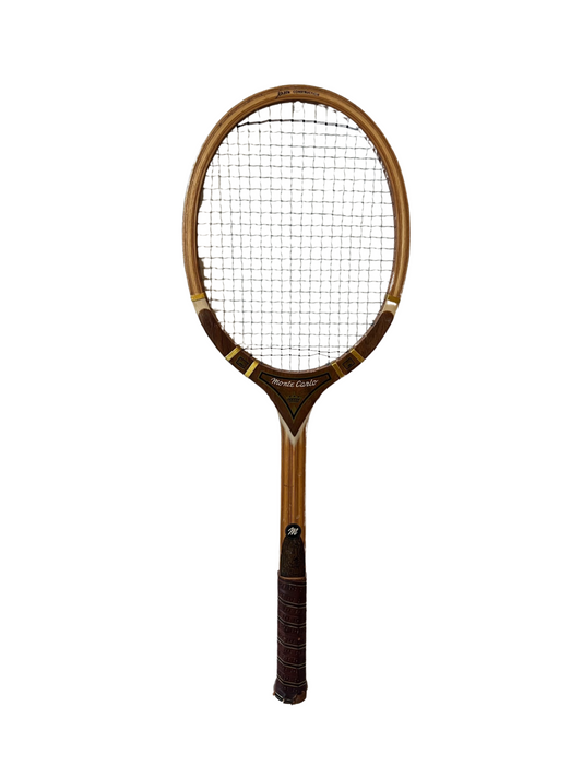 Vintage MacGregor Monte Carlo Wood Tennis Racquet (circa 1960s-1970s)
