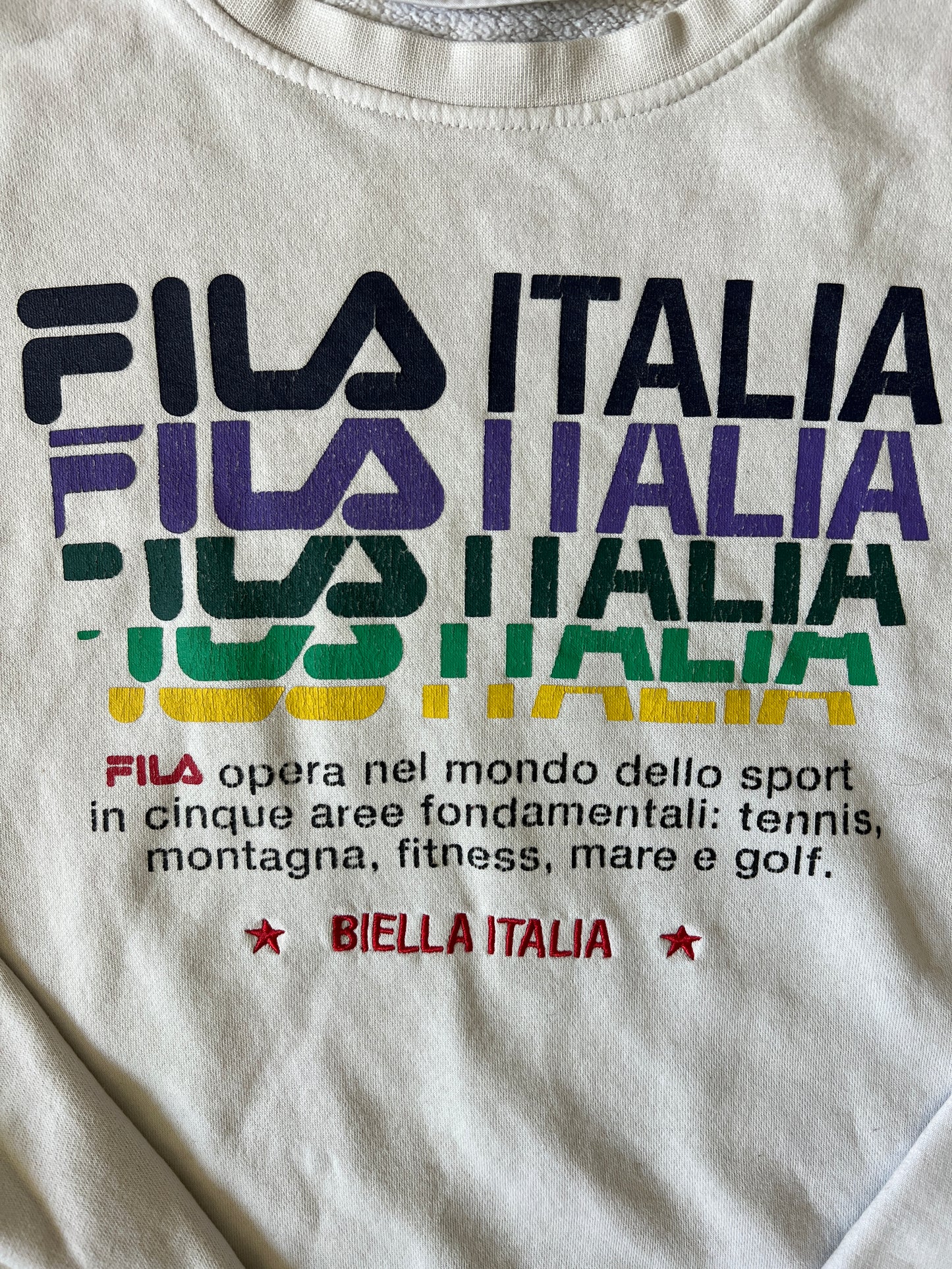 Vintage Fila Italia Crewneck Sweatshirt (circa 1990s)