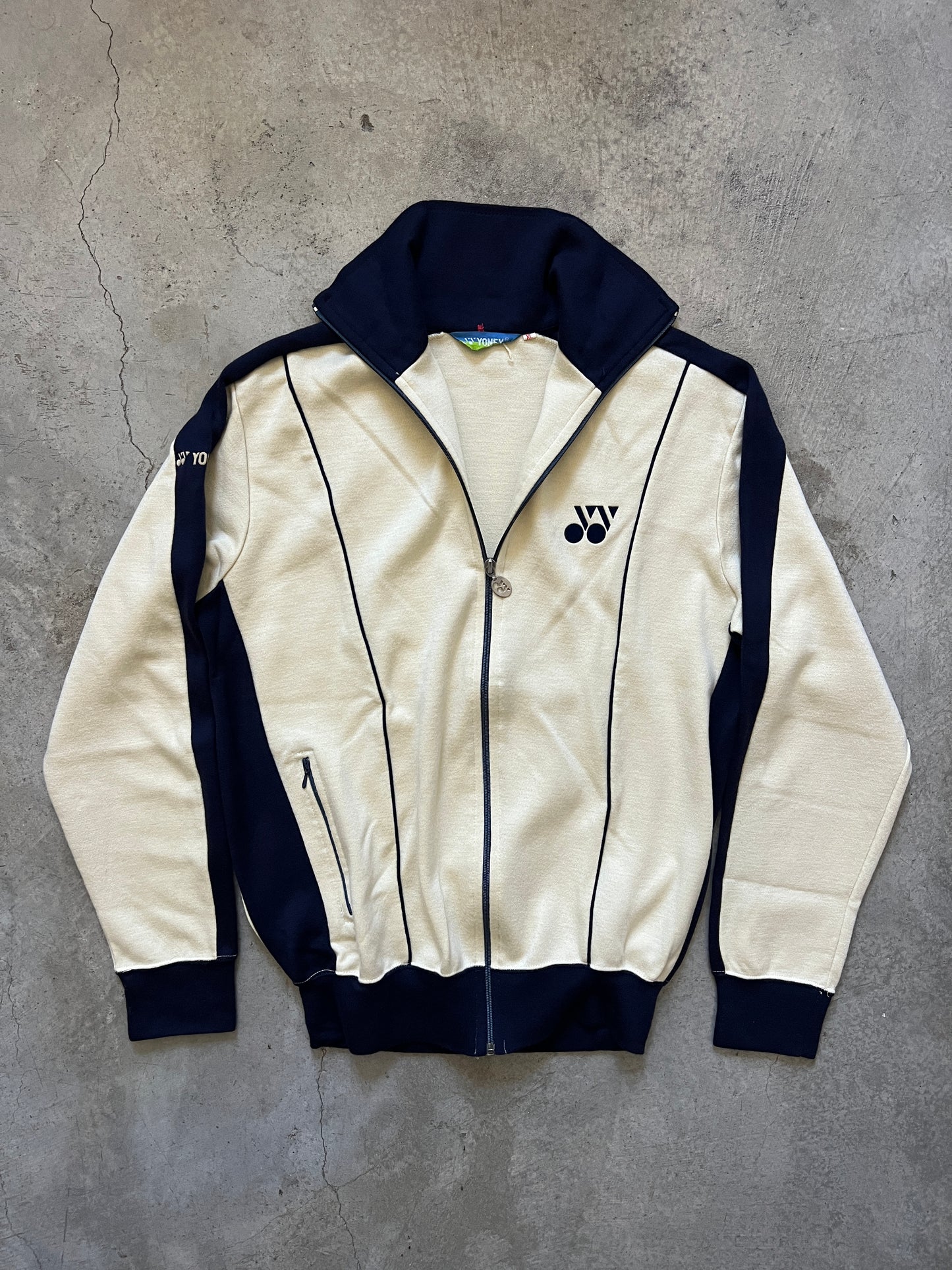 Vintage Yonex Cream Tennis Jacket (circa 1980s)