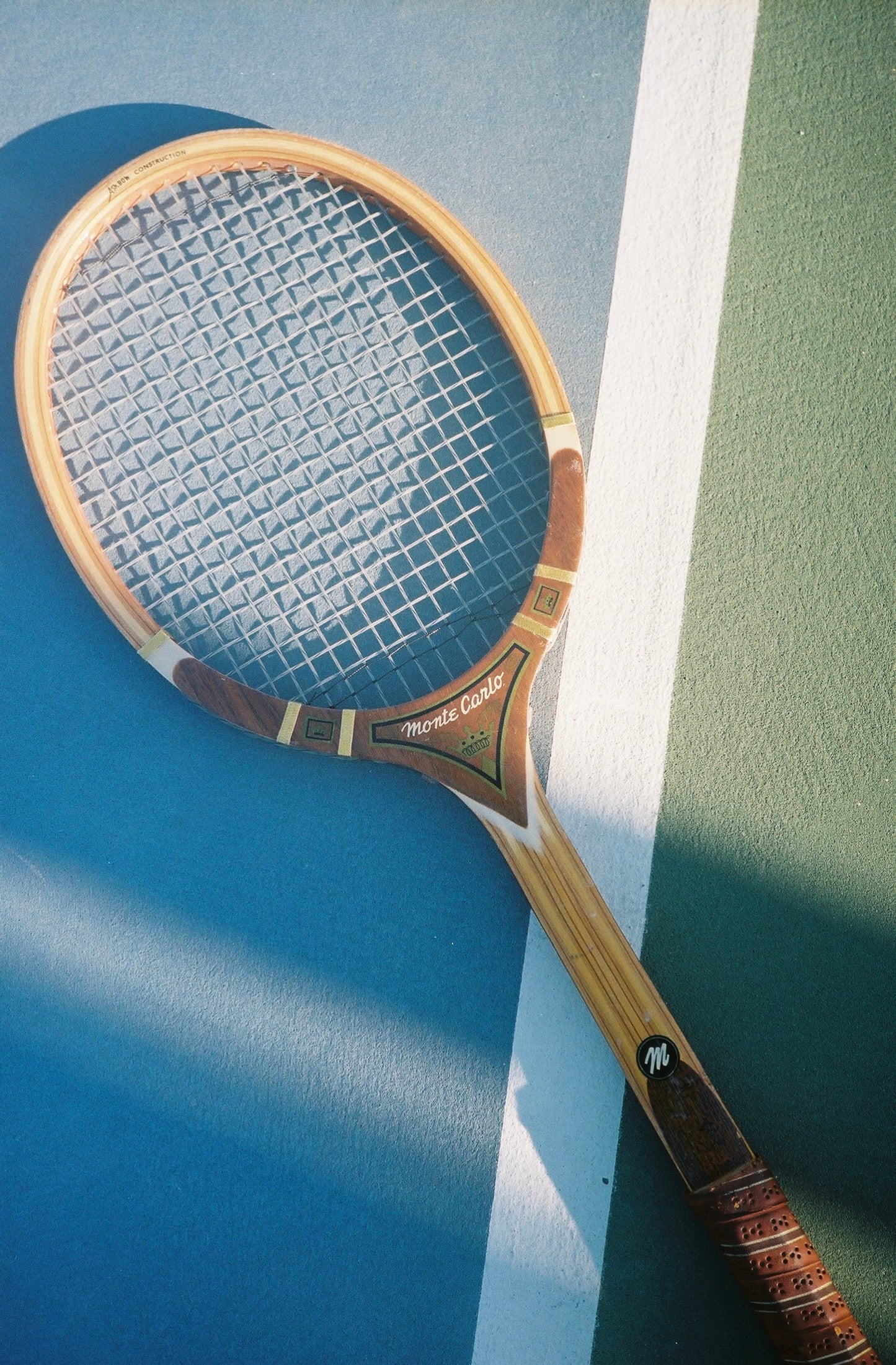Vintage MacGregor Monte Carlo Wood Tennis Racquet (circa 1960s-1970s)