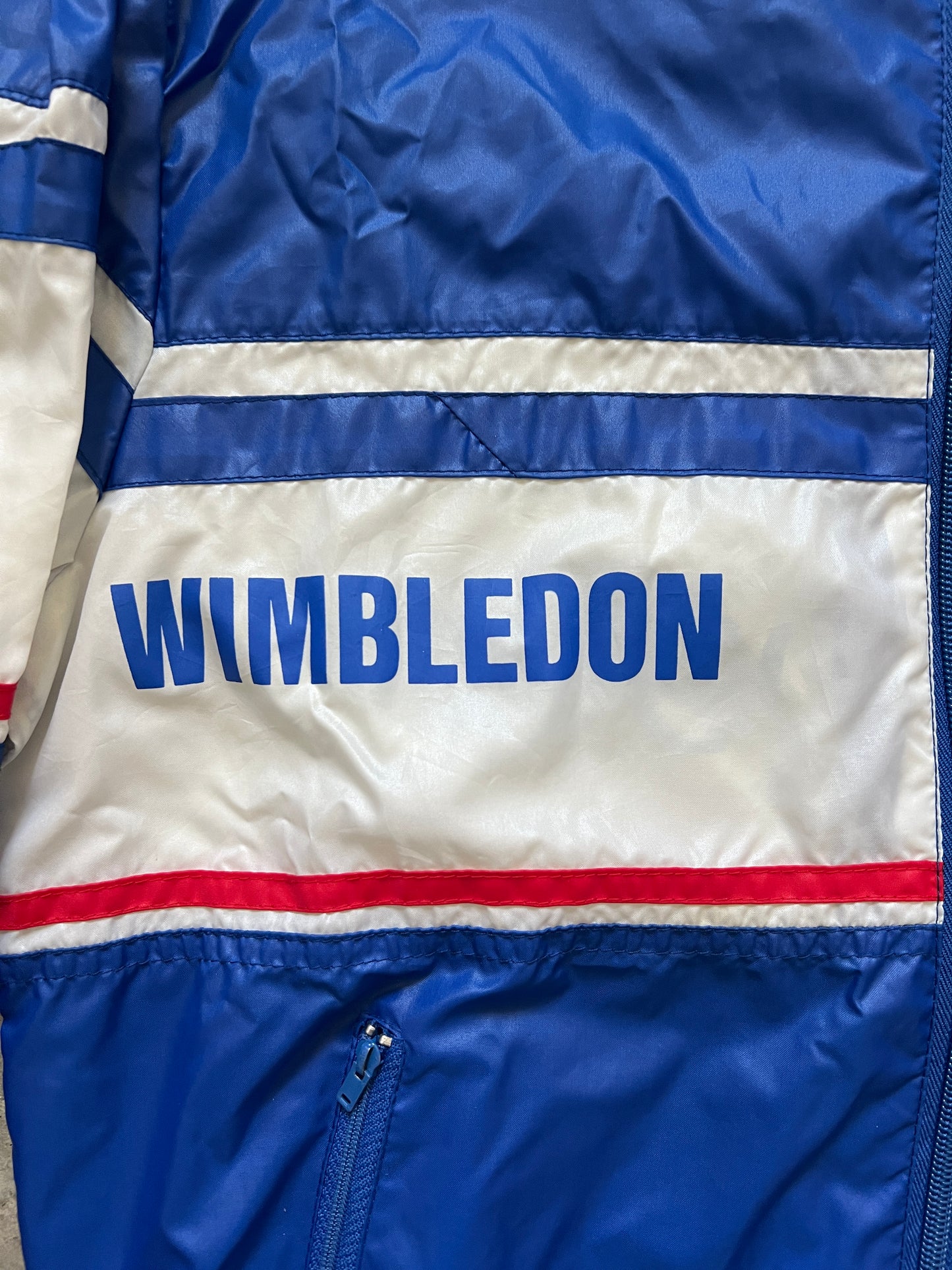 Vintage Slazenger Wimbledon Tennis Bomber (circa 1990s)