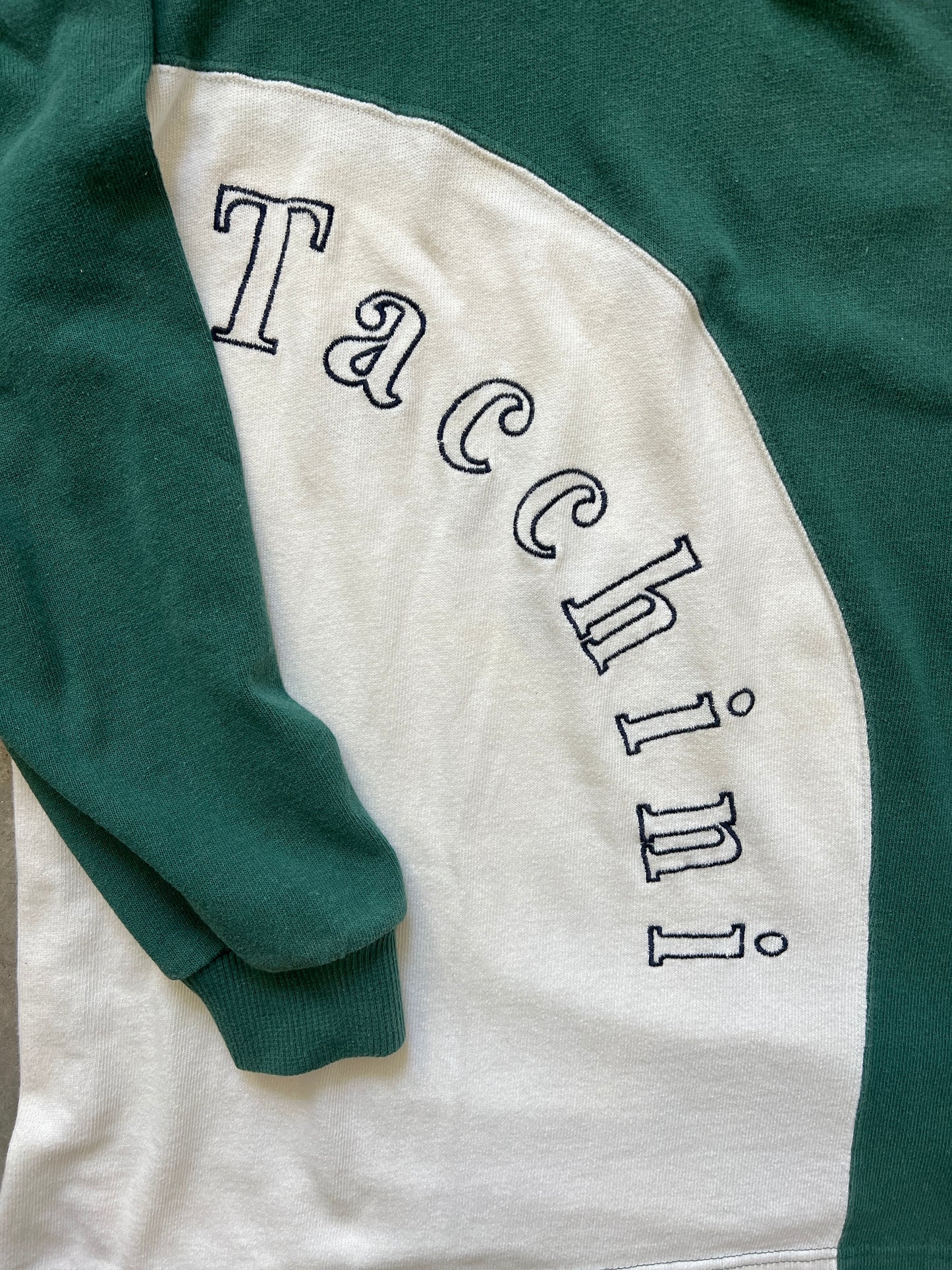 Vintage Sergio Tacchini Long Sleeve Polo Shirt (circa 1980s)(Rare)