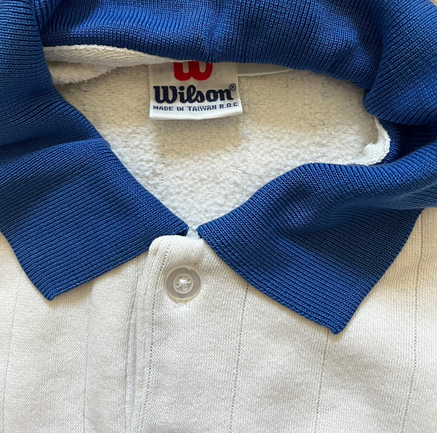 Vintage Wilson Collared Sweatshirt (circa 1990s)