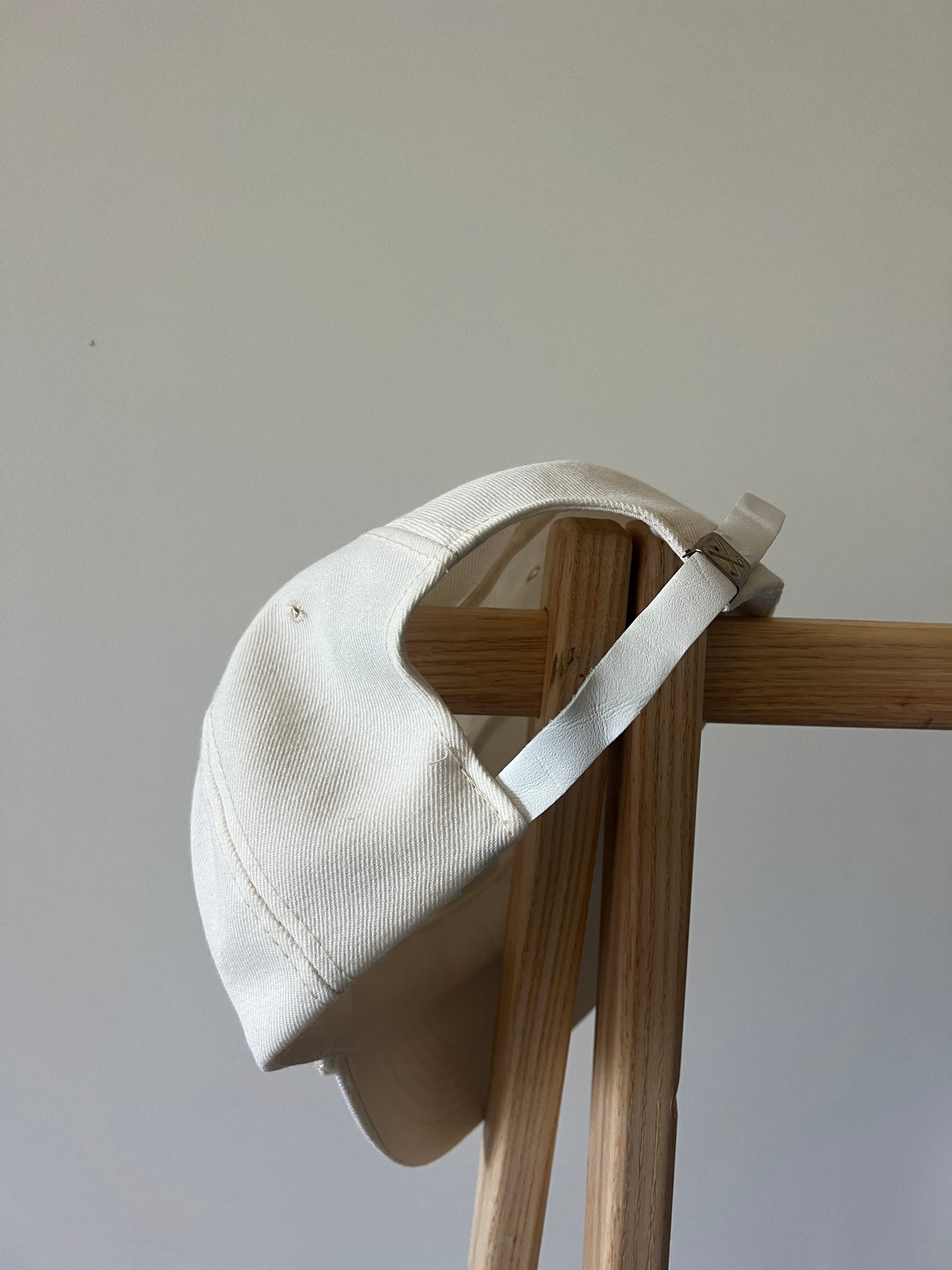 Vintage Wimbledon Leather Strap-Back Hat (circa 1980s)