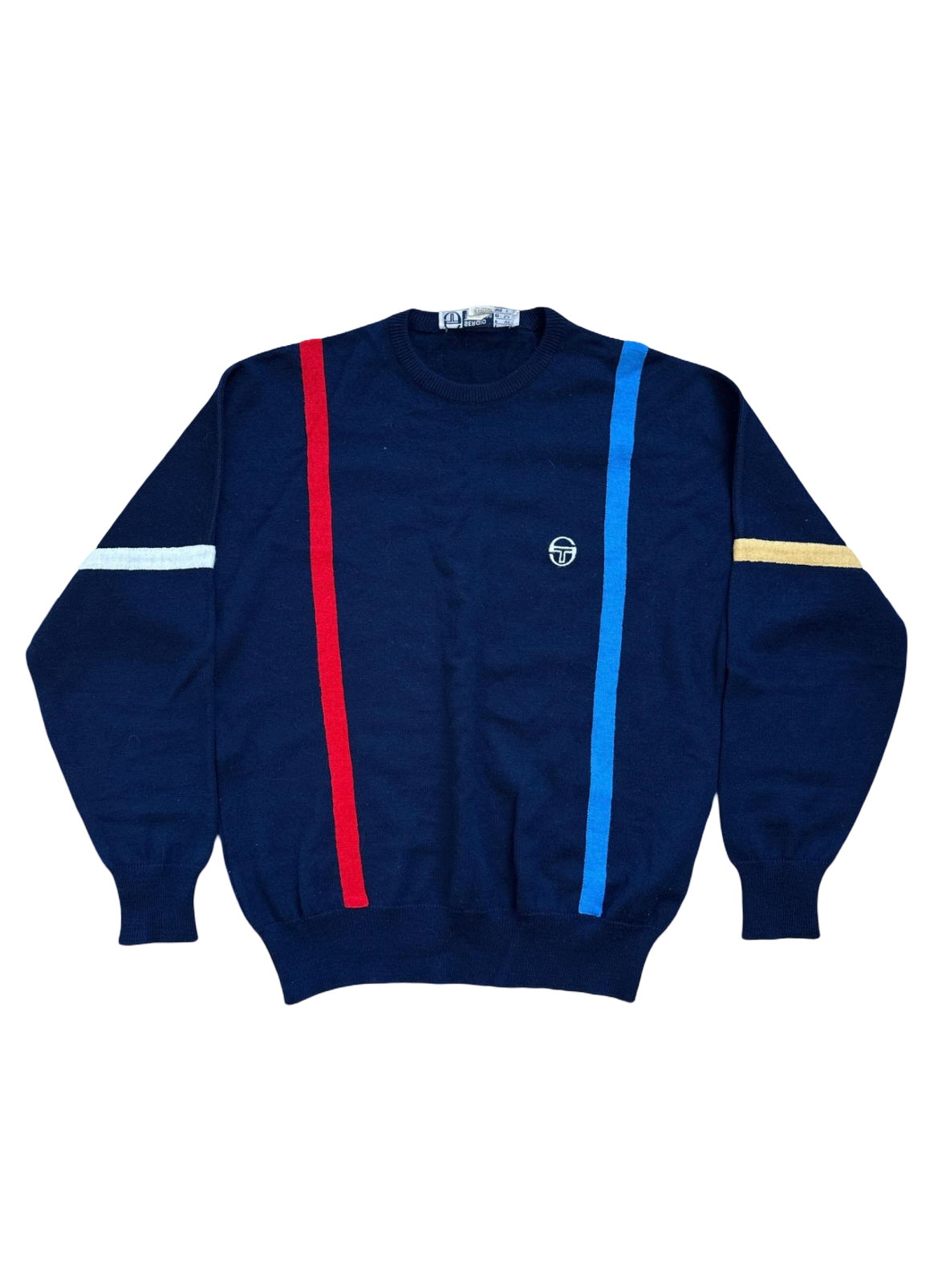 ウェア SERGIO TACCHINI VINTAGE TENNIS SWEATER Vintage Sergio Tacchini Sweater (circa 1980s) (rare
