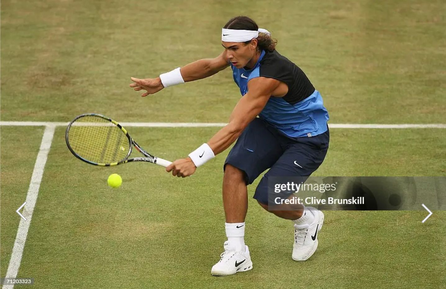 Vintage Nike Rafa Nadal Navy Pirate Shorts (Stella Artois 2006)