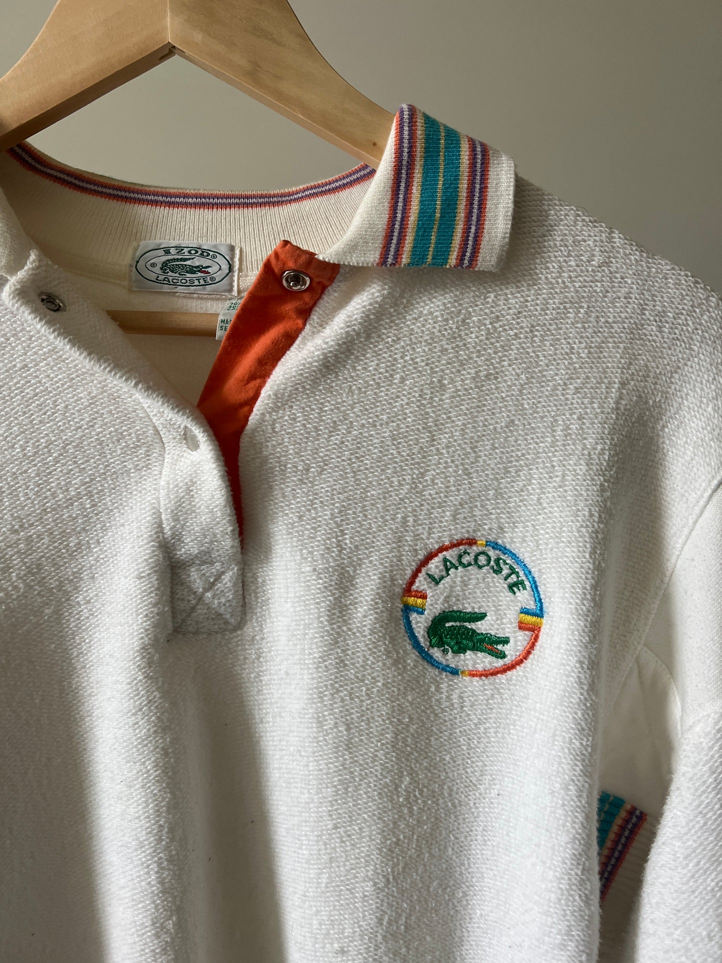 Vintage Lacoste Long Sleeve Tennis Polo (circa 1980s)