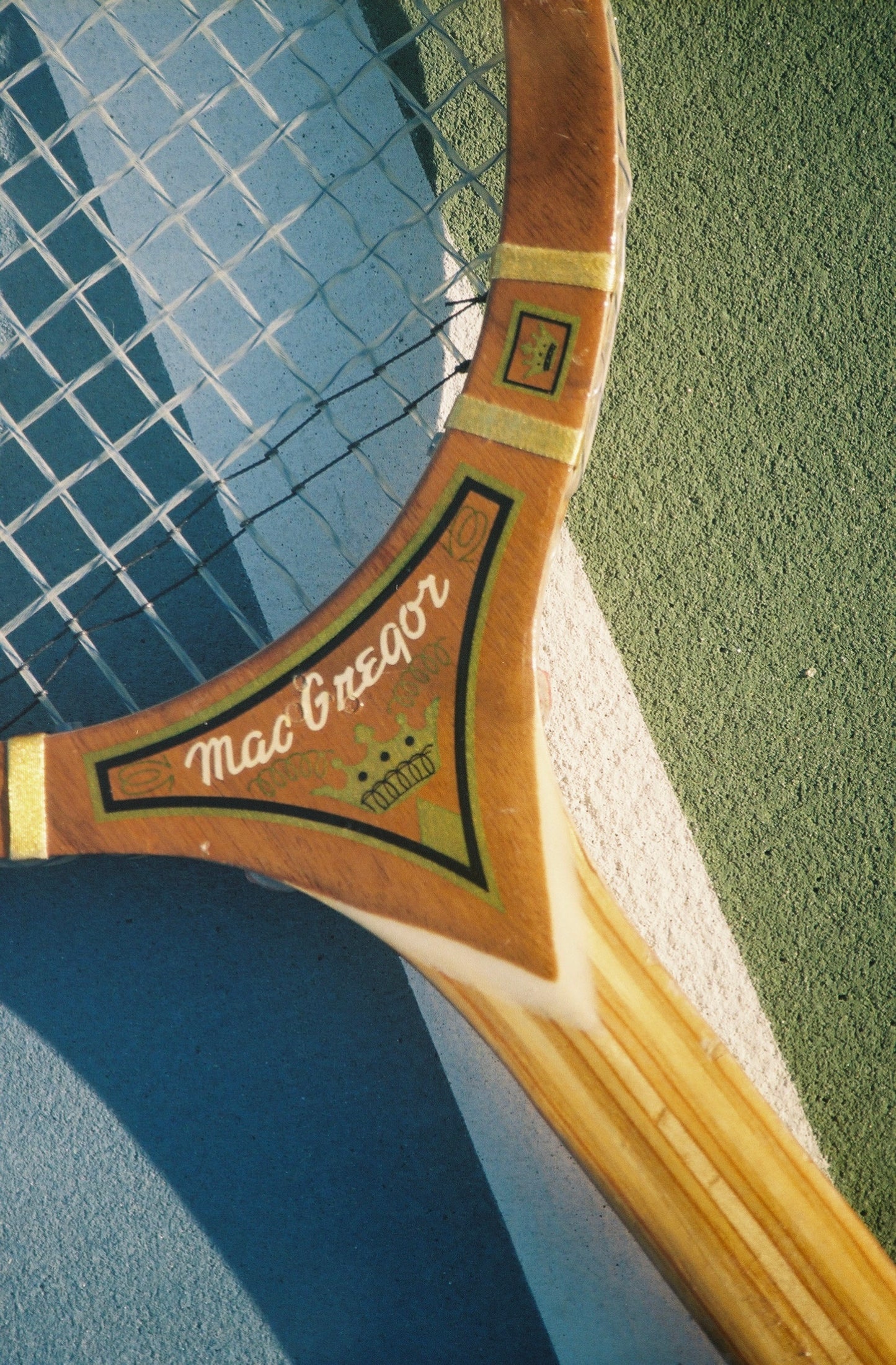 Vintage MacGregor Monte Carlo Wood Tennis Racquet (circa 1960s-1970s)