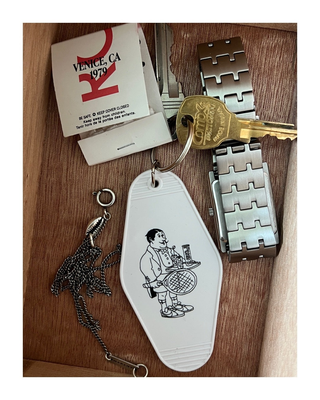 Vintage Court Collection Keychain (Set of 2)