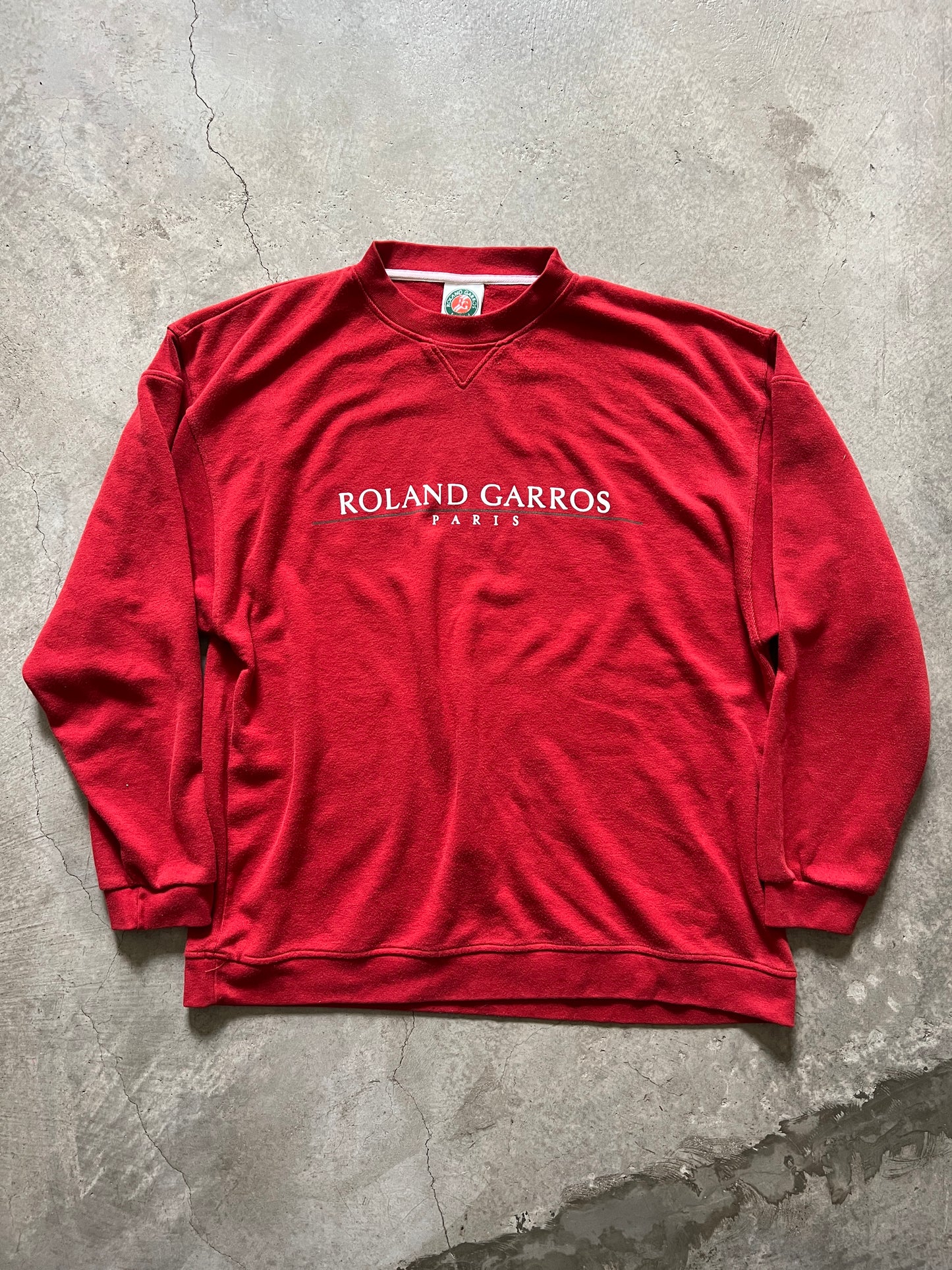 Vintage Roland Garros Crewneck Sweatshirt (circa 1990s) (Rare)