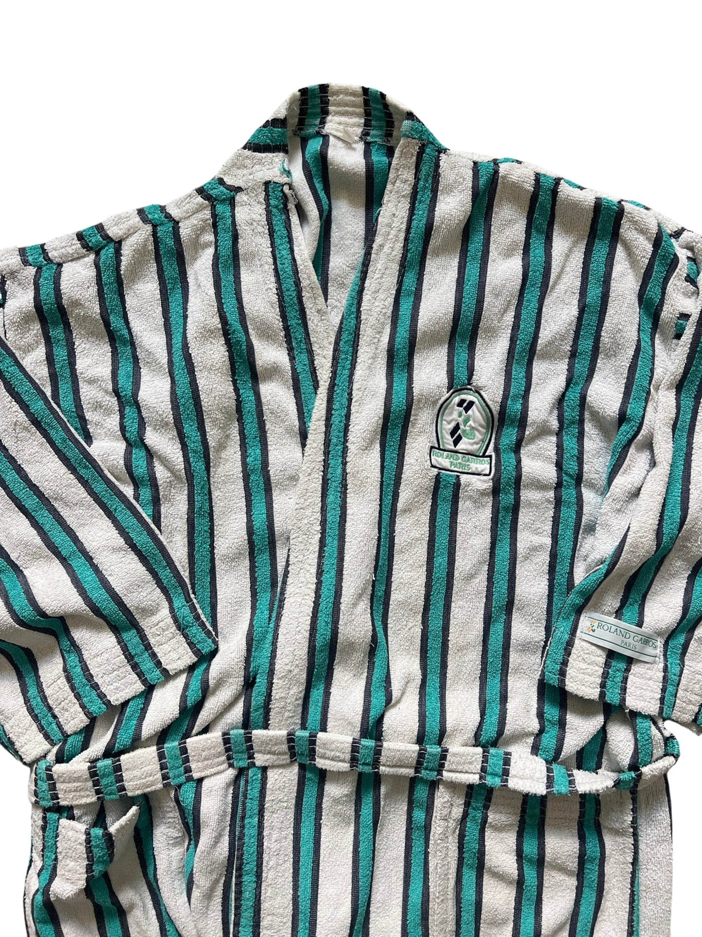 Official Roland Garros Terry Cloth Cotton Robe (circa 1990s) (Rare)