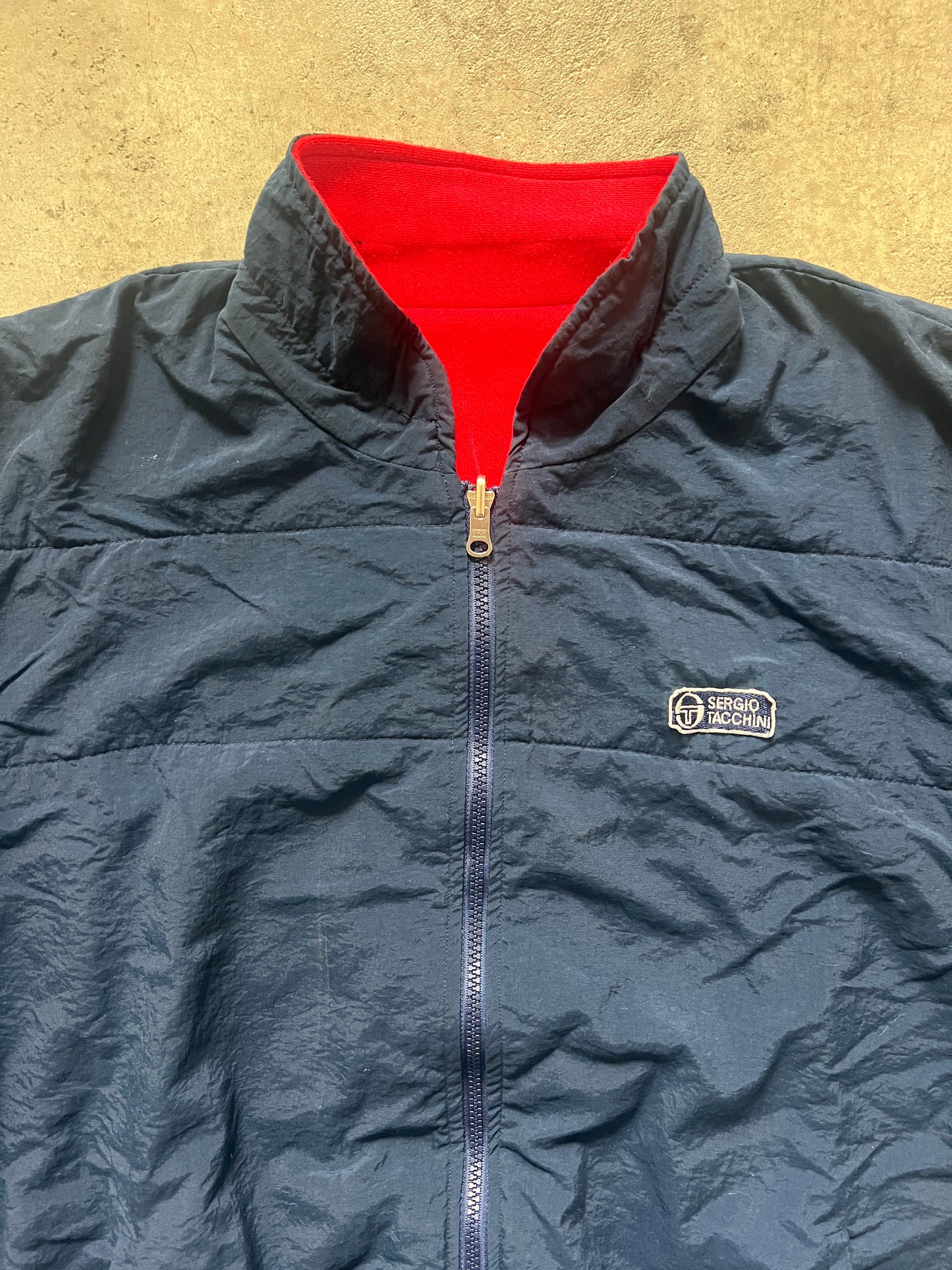 Vintage Sergio Tacchini Full Zip Jacket/Vest (circa 1980s)