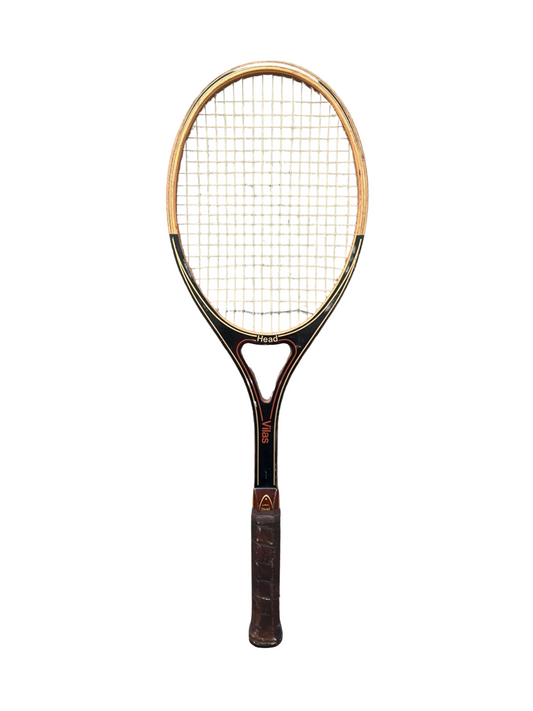 Vintage Head Vilas Wood Tennis Racquet (circa 1980s)