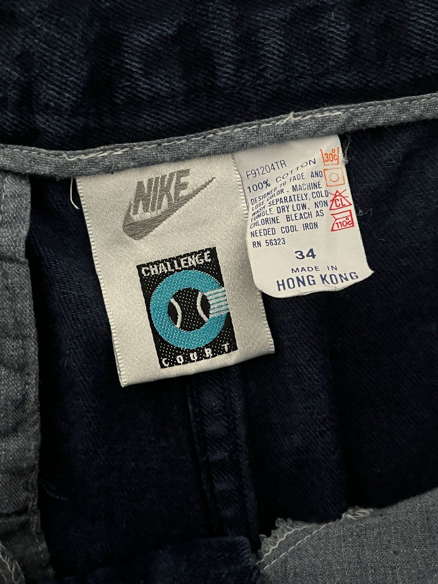 Vintage Nike Challenge Court Denim Shorts (1989)