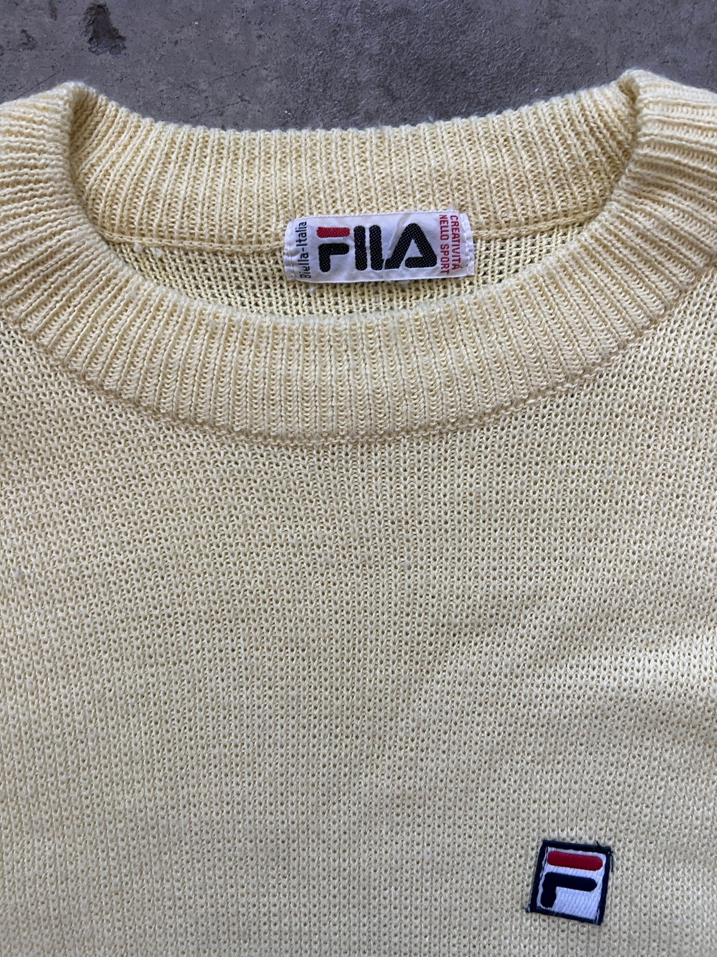 Vintage Fila Long Sleeve Sweater (circa 1980s)