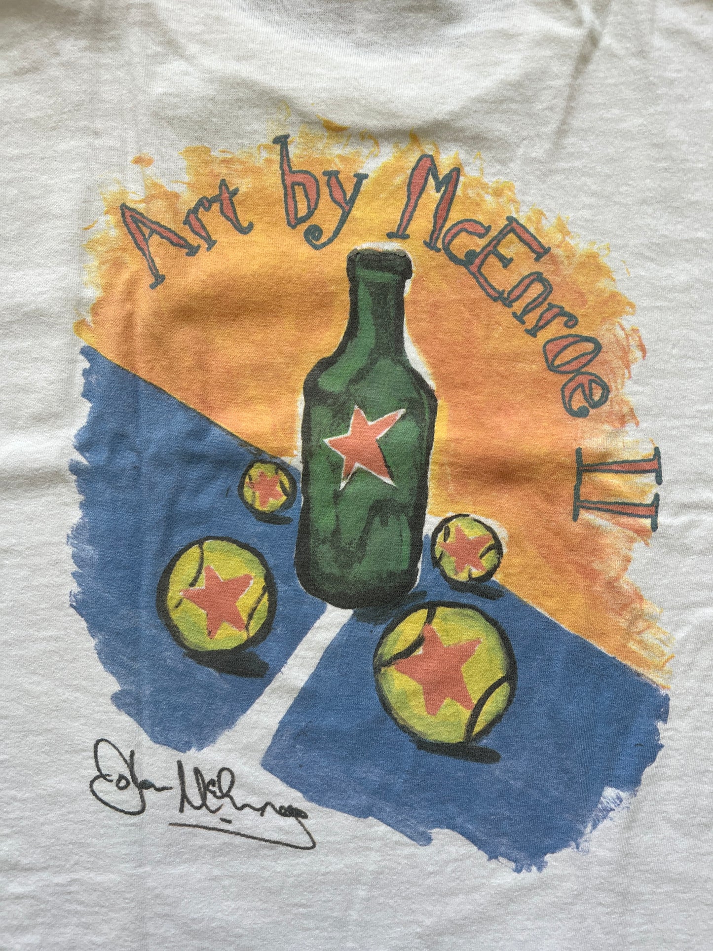 Vintage 1998 US Open “Art by McEnroe” Heineken T-Shirt (Rare)
