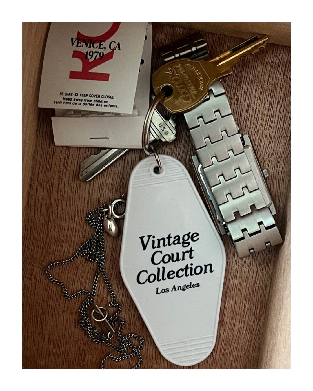 Vintage Court Collection Keychain (Set of 2)
