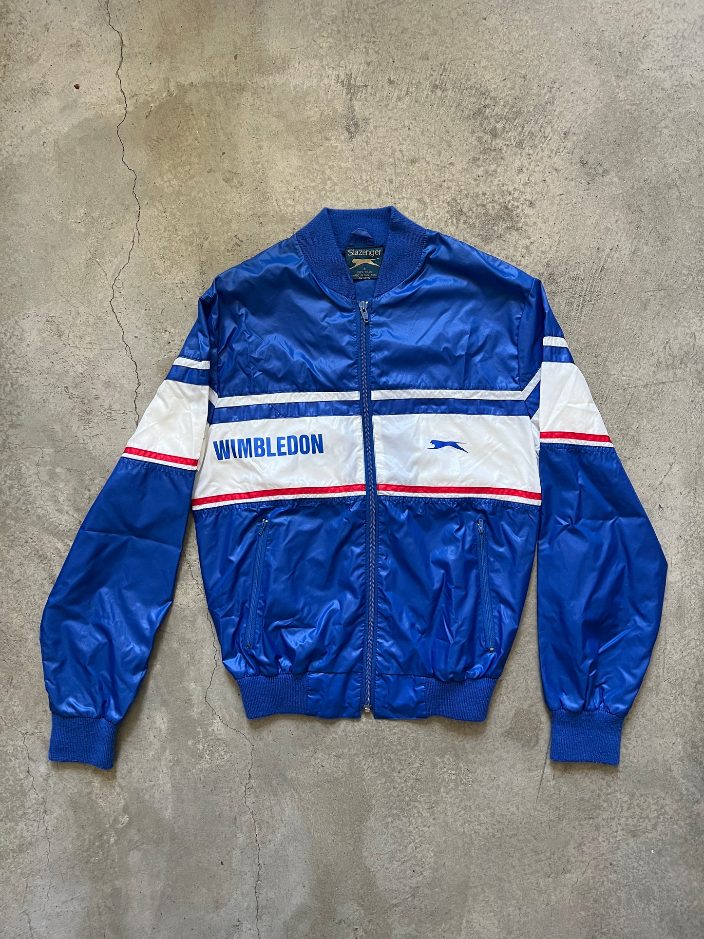 Vintage Slazenger Wimbledon Tennis Bomber (circa 1990s)