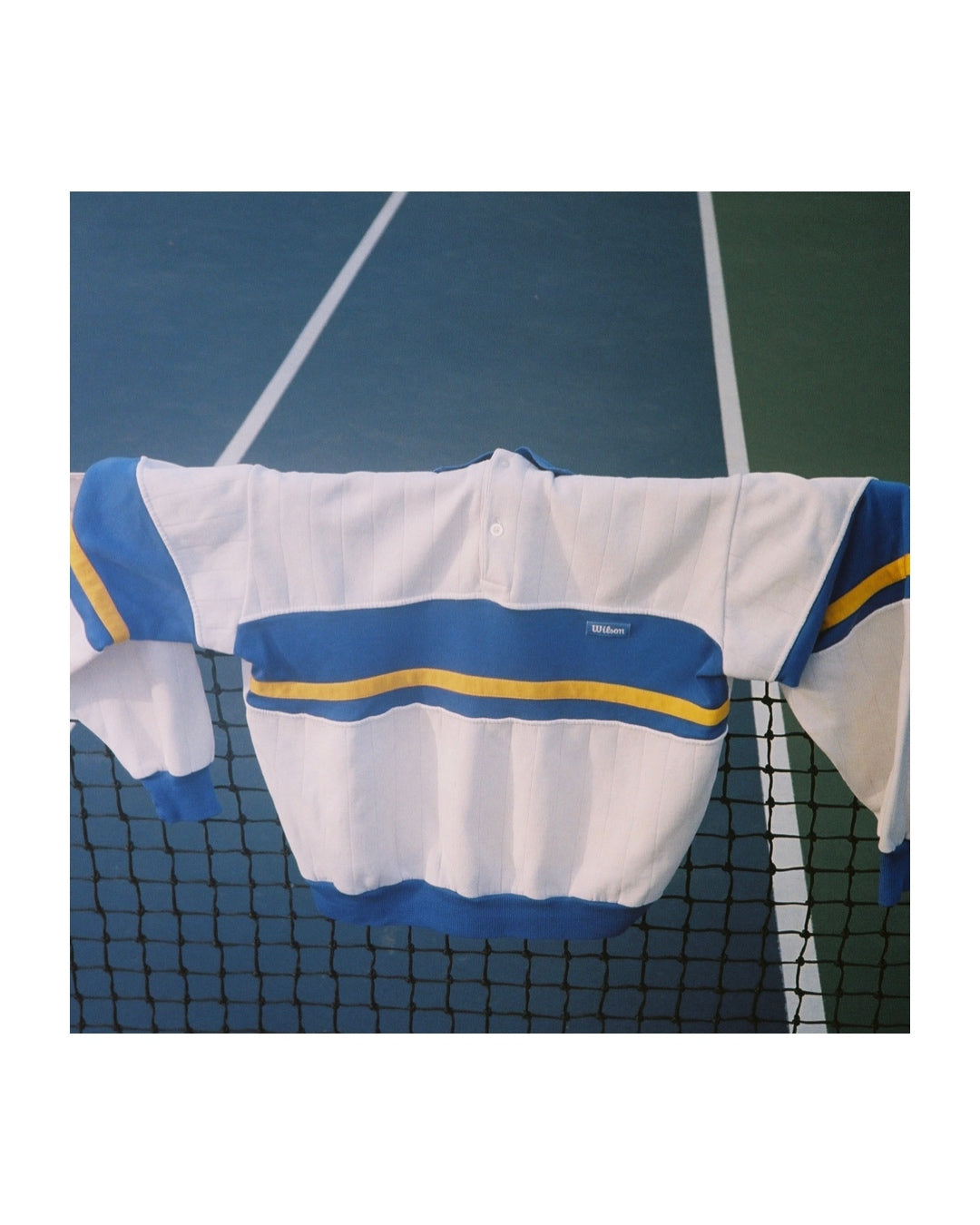 Vintage Wilson Collared Sweatshirt (circa 1990s)