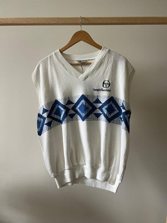 Vintage Sergio Tacchini Tennis Sweater Vest (circa 1980s)
