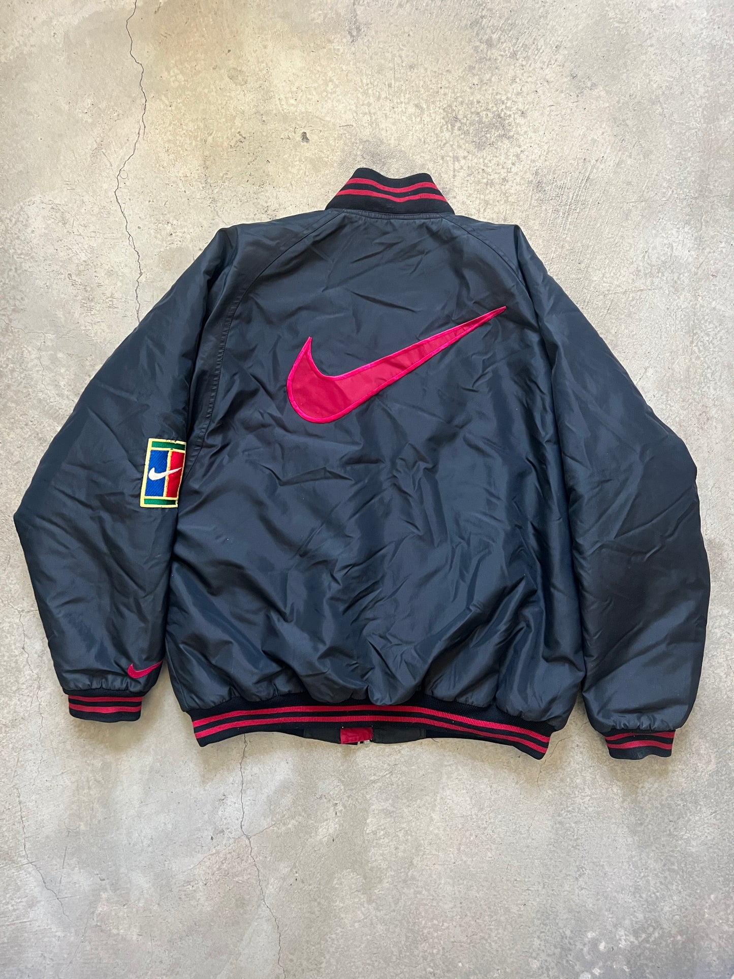 Vintage Nike Challenge Court Tennis Bomber (circa 1990s) (Rare)