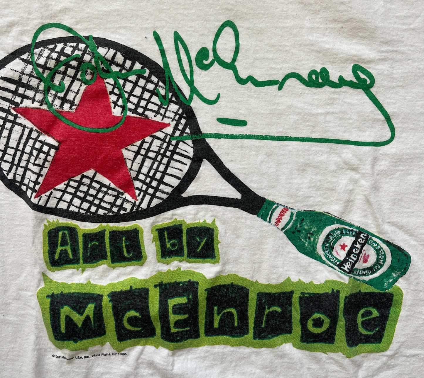 Vintage 1997 US Open “Art by McEnroe” T-Shirt