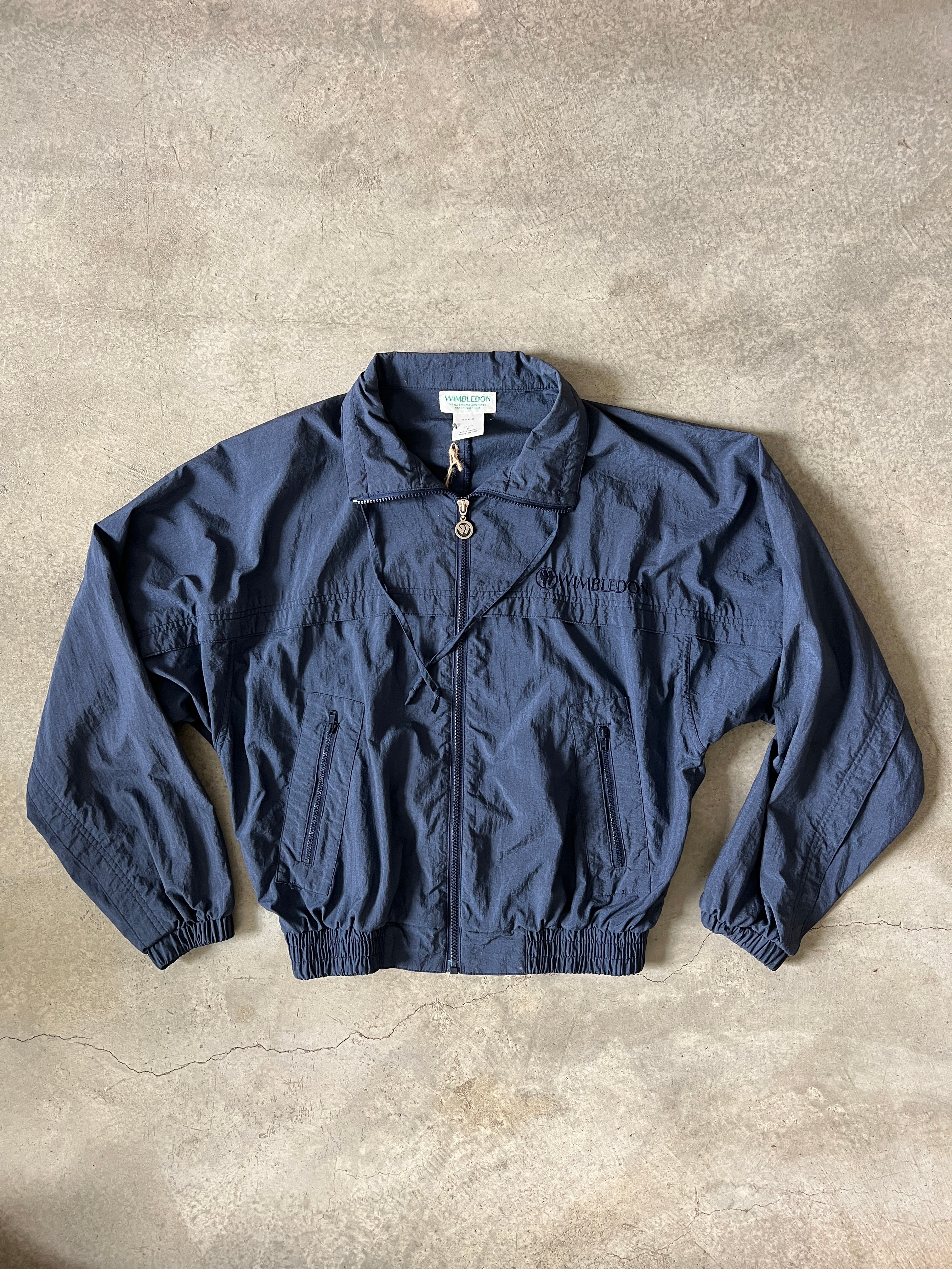 Vintage Wimbledon Nylon Tennis Jacket (circa 1990s)