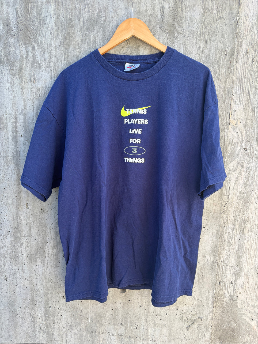 Vintage Nike Tennis Graphic T-Shirt (circa 1990s)