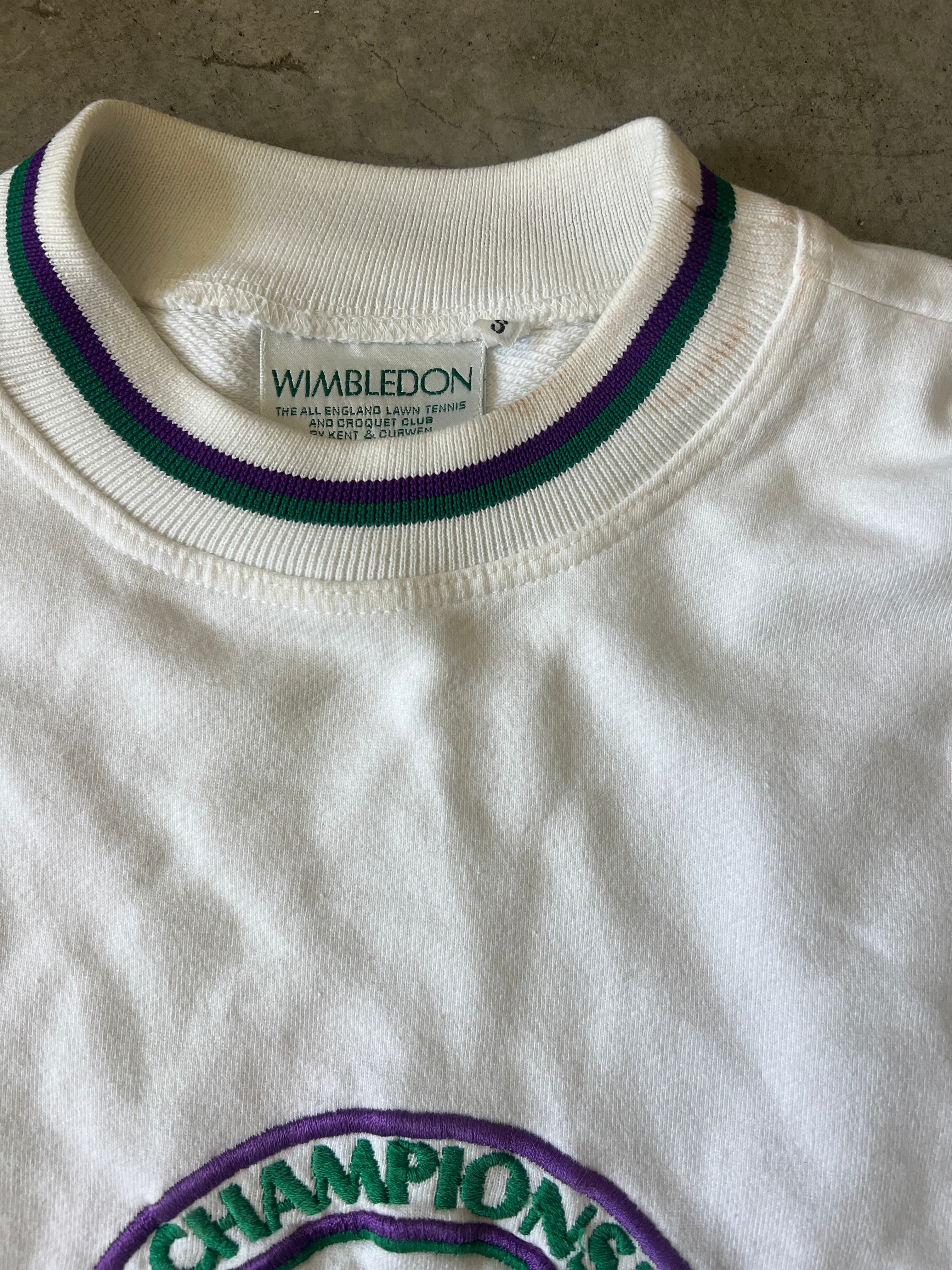 Vintage Wimbledon Crewneck Sweatshirt (circa 1990s)