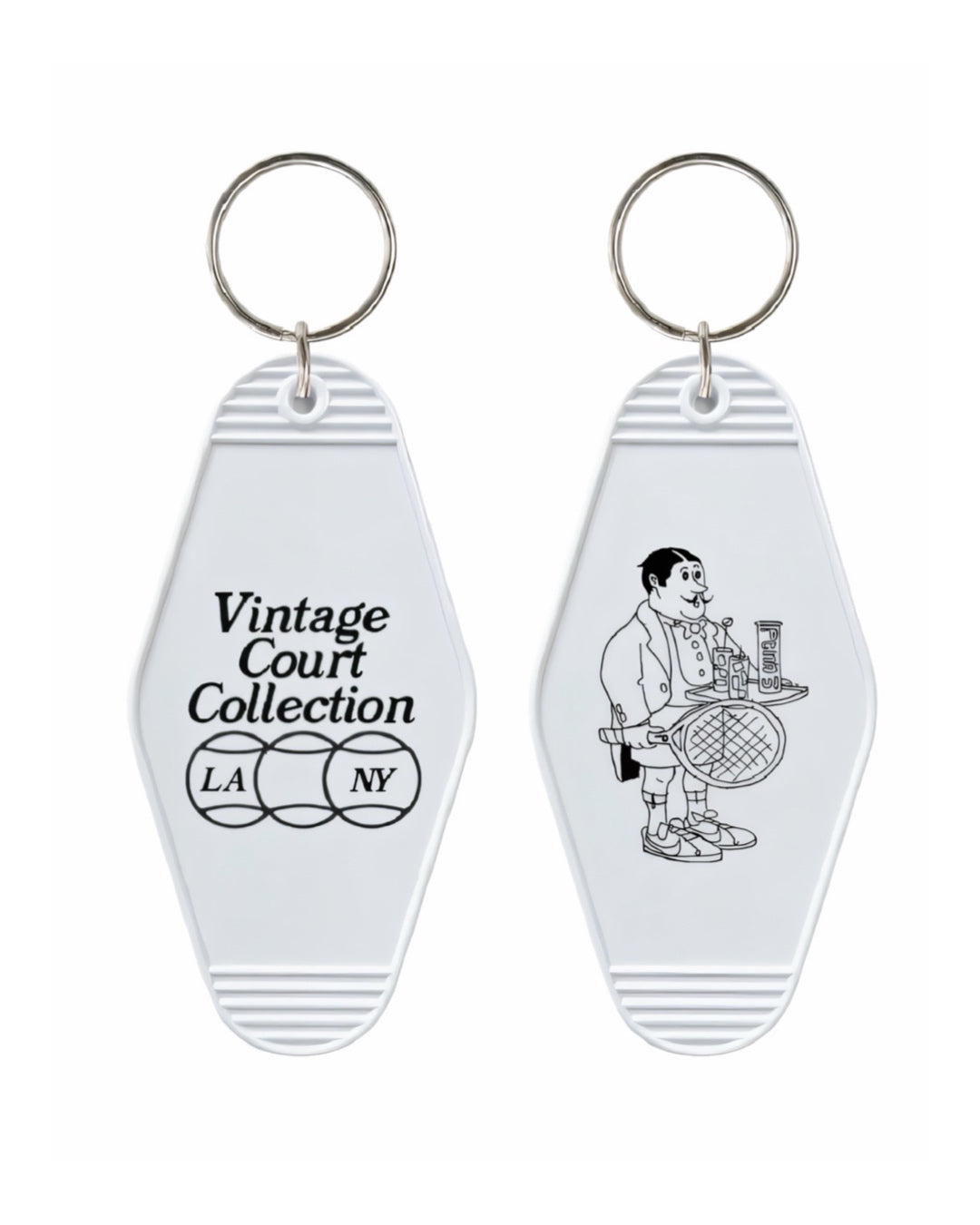 VCC Logo X Cocktail Tennis Keychain