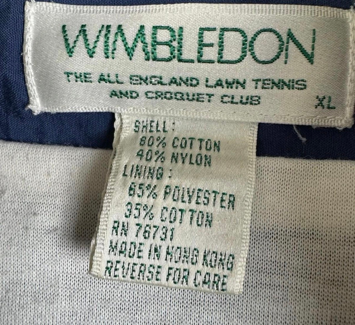 Vintage Wimbledon Jacket (circa 1990s)