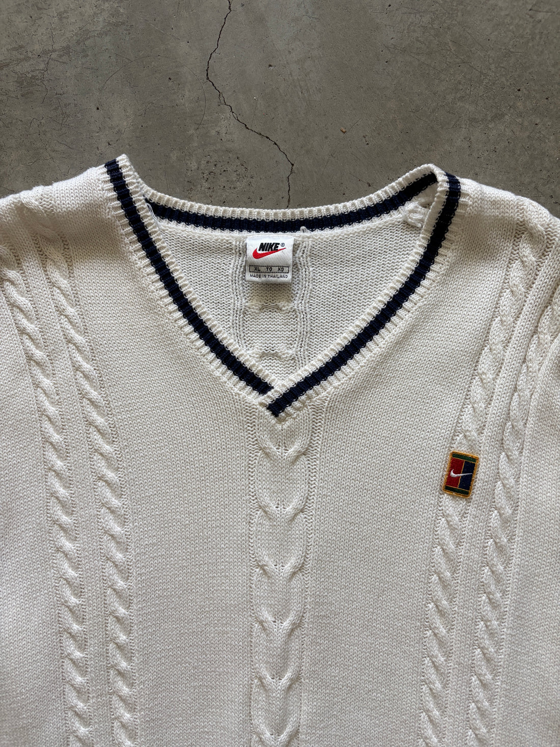 Vintage Nike Tennis Sweater Vest (circa 1990s)