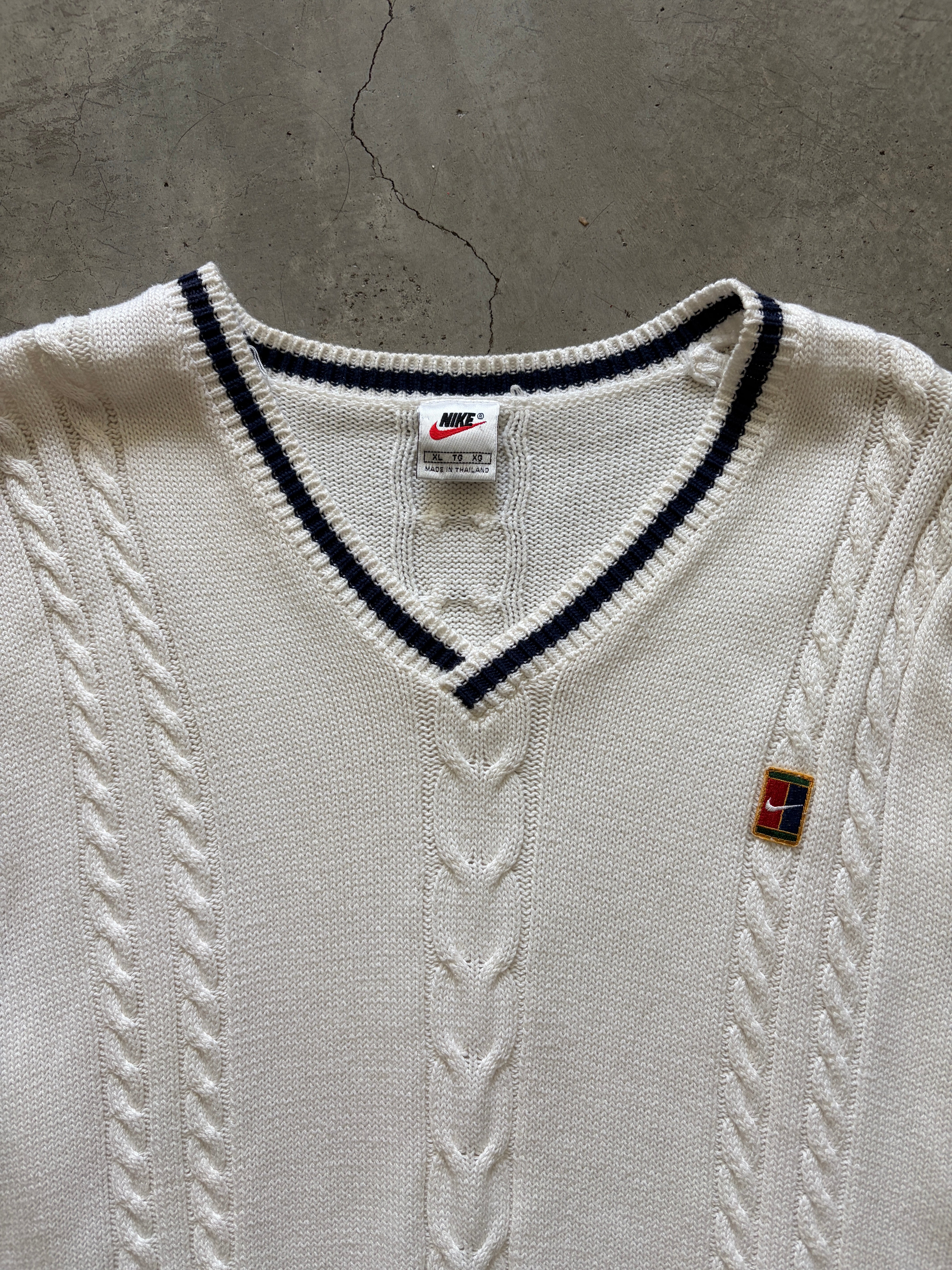 Vintage Nike Tennis Sweater Vest (circa 1990s)