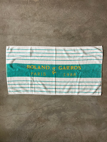 Vintage Roland Garros 1988 Player Towel