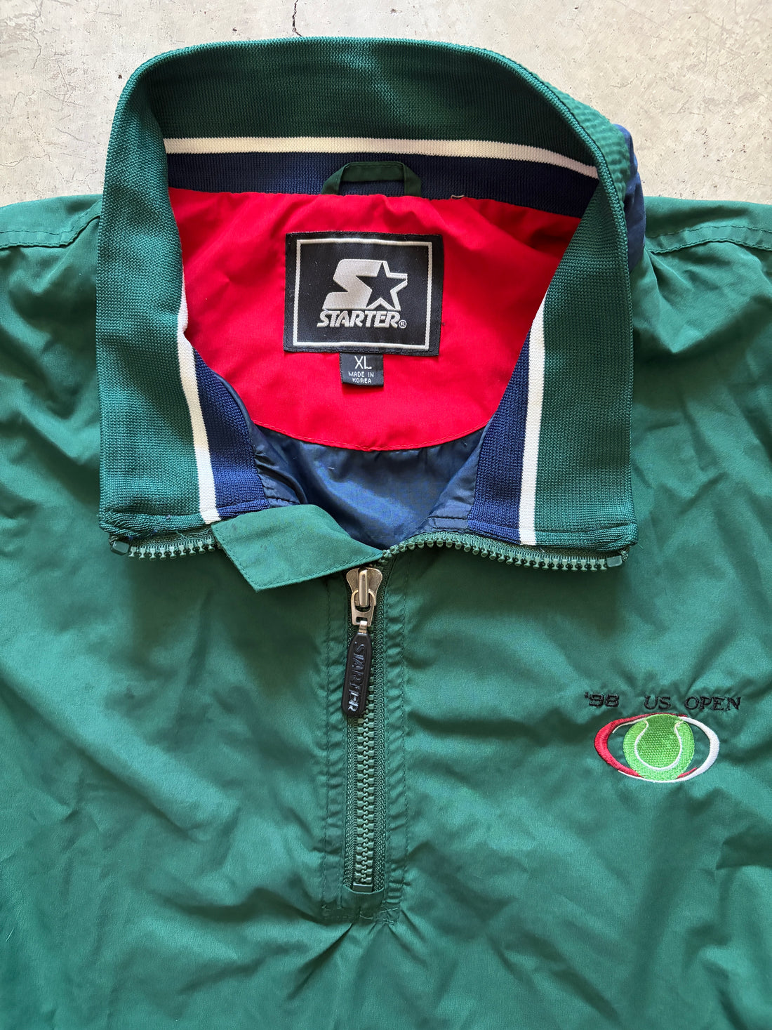 Vintage 1998 Starter US Open 1/4 Zip