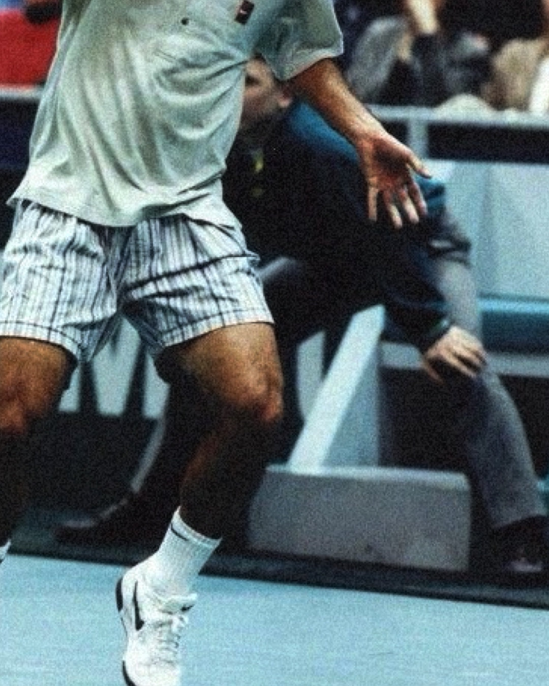 Vintage Nike Tennis Plaid Shorts (circa 1990s) (Sampras)