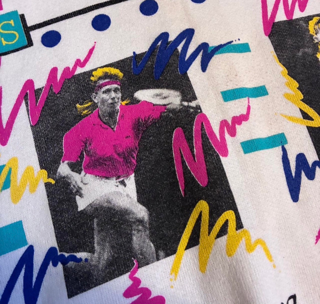 Vintage 1980s Chris Evert vs. Martina Navratilova Sweatshirt