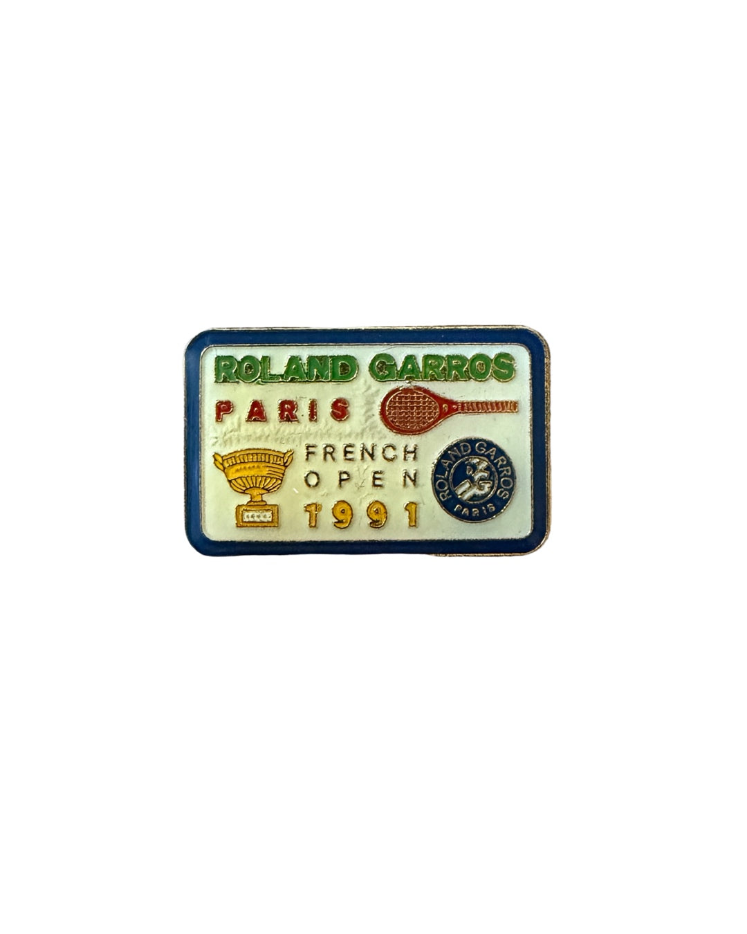 Vintage 1991 Roland Garros Collectors Pin ￼