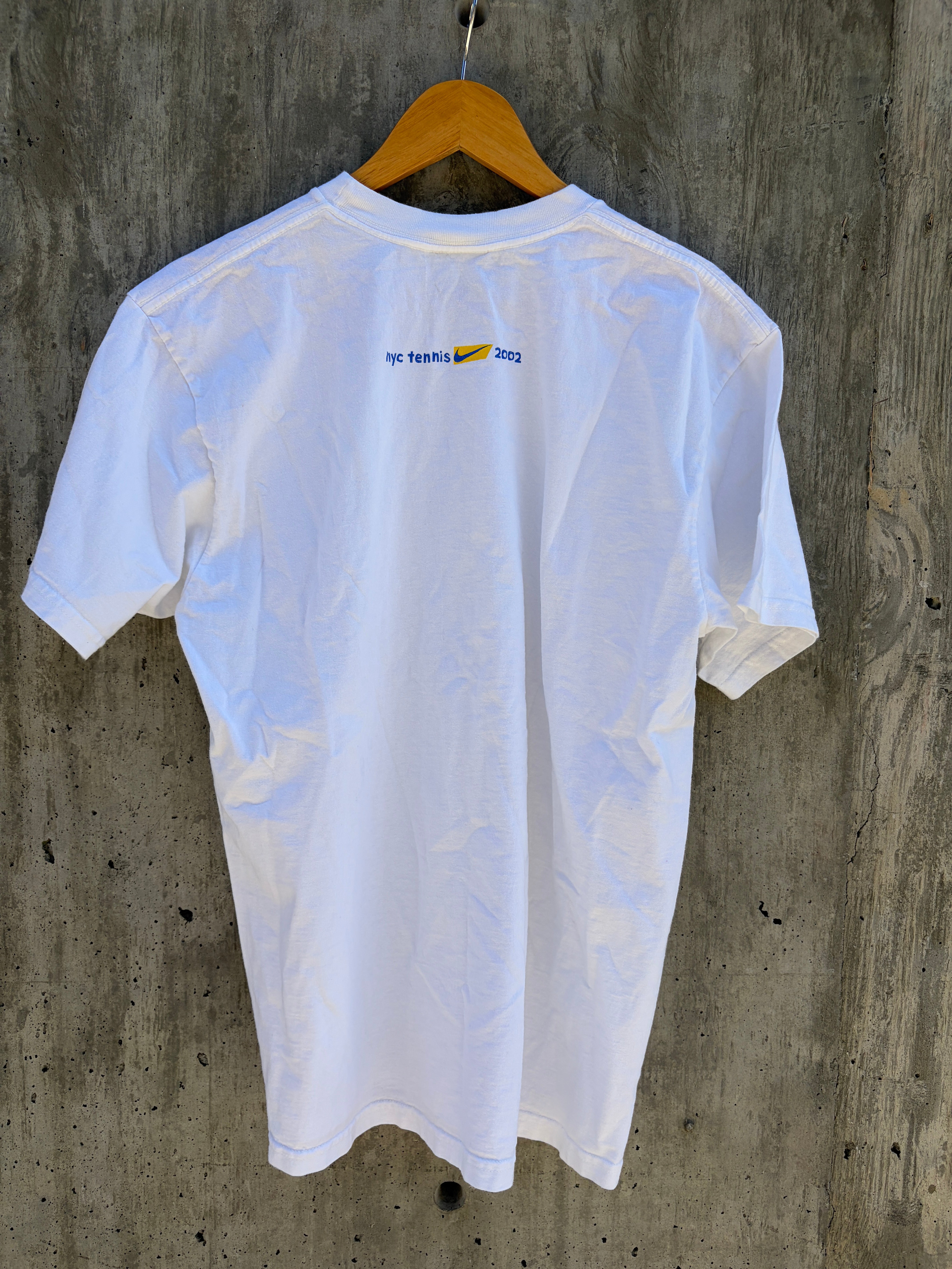 Vintage 2002 Nike NYC Tennis Agassi T-Shirt